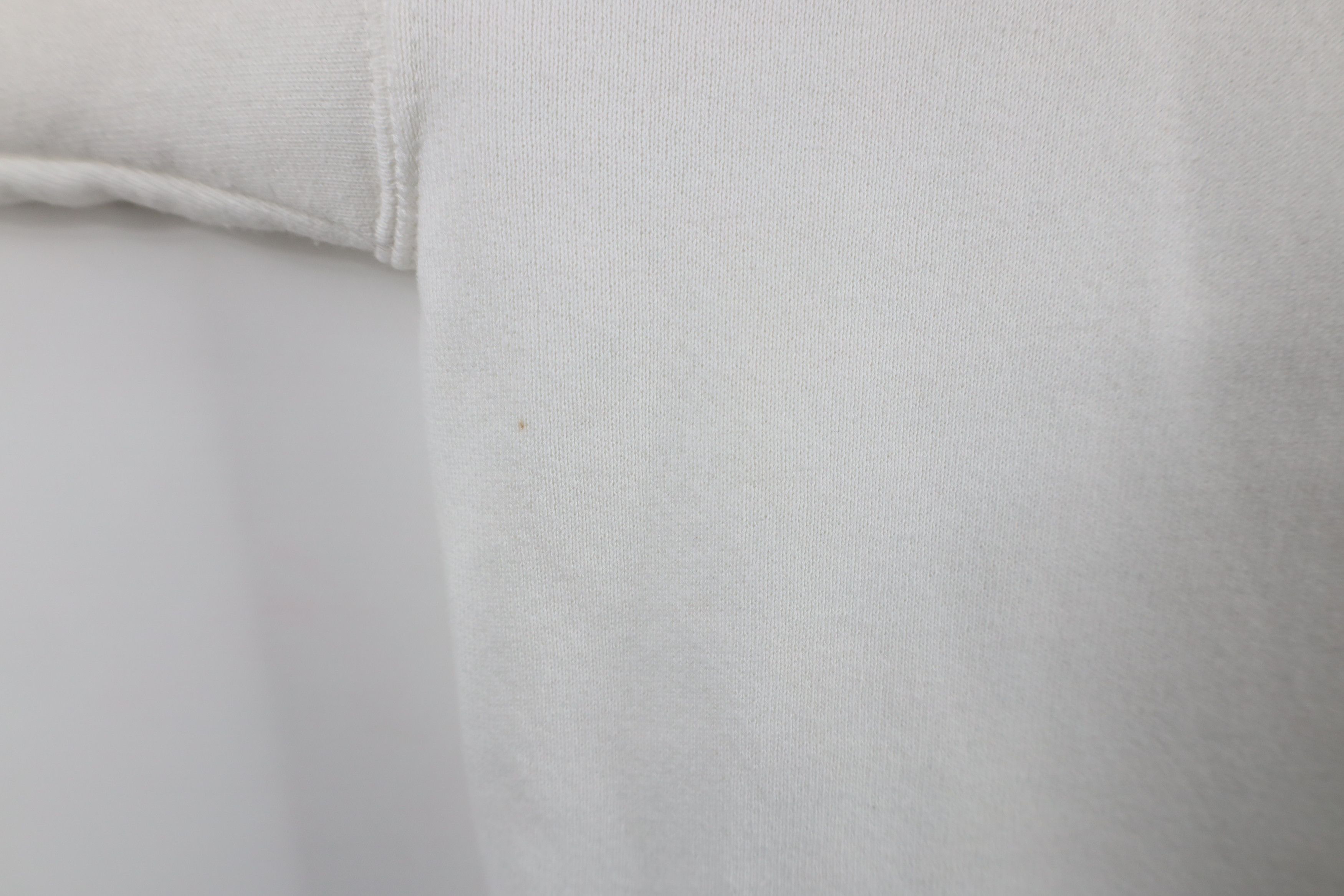 Vintage Vintage 90s Streetwear Blank Crewneck Sweatshirt White USA Size US L / EU 52-54 / 3 - 5 Thumbnail