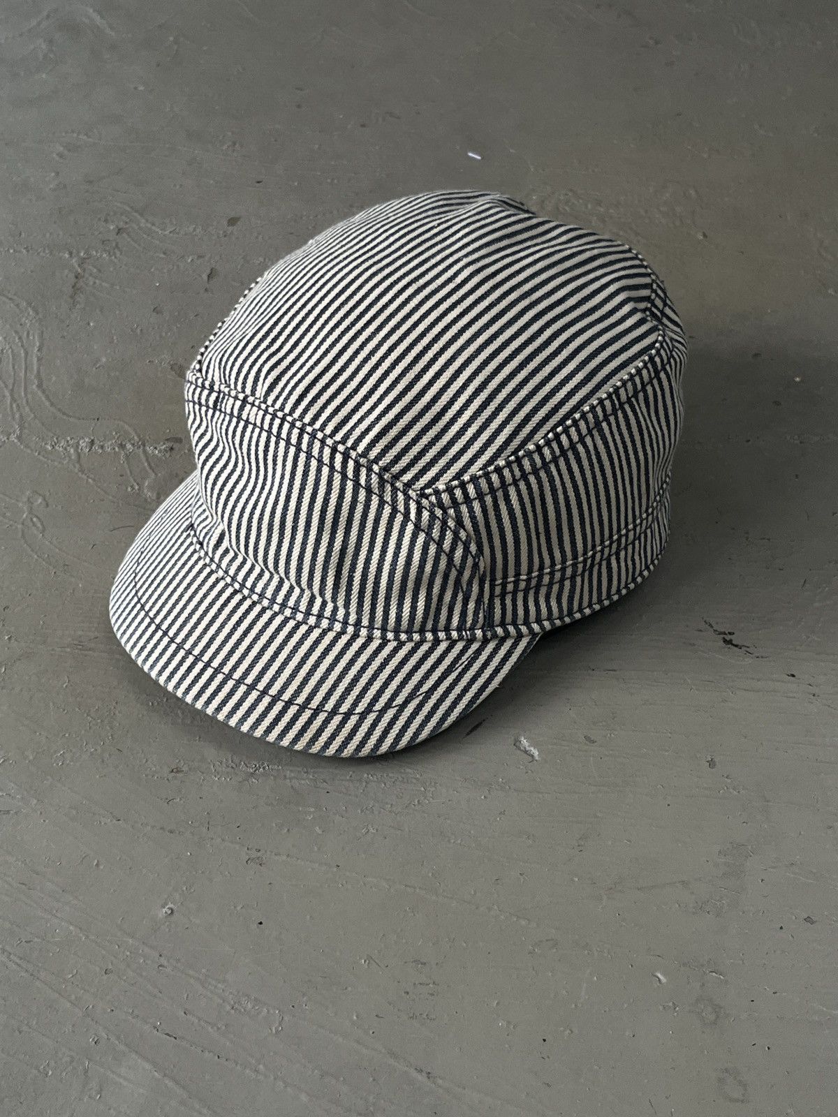 Vintage Vintage Gap Kapital Style Hickory Short Brim Conducter Hat Size ONE SIZE - 2 Thumbnail