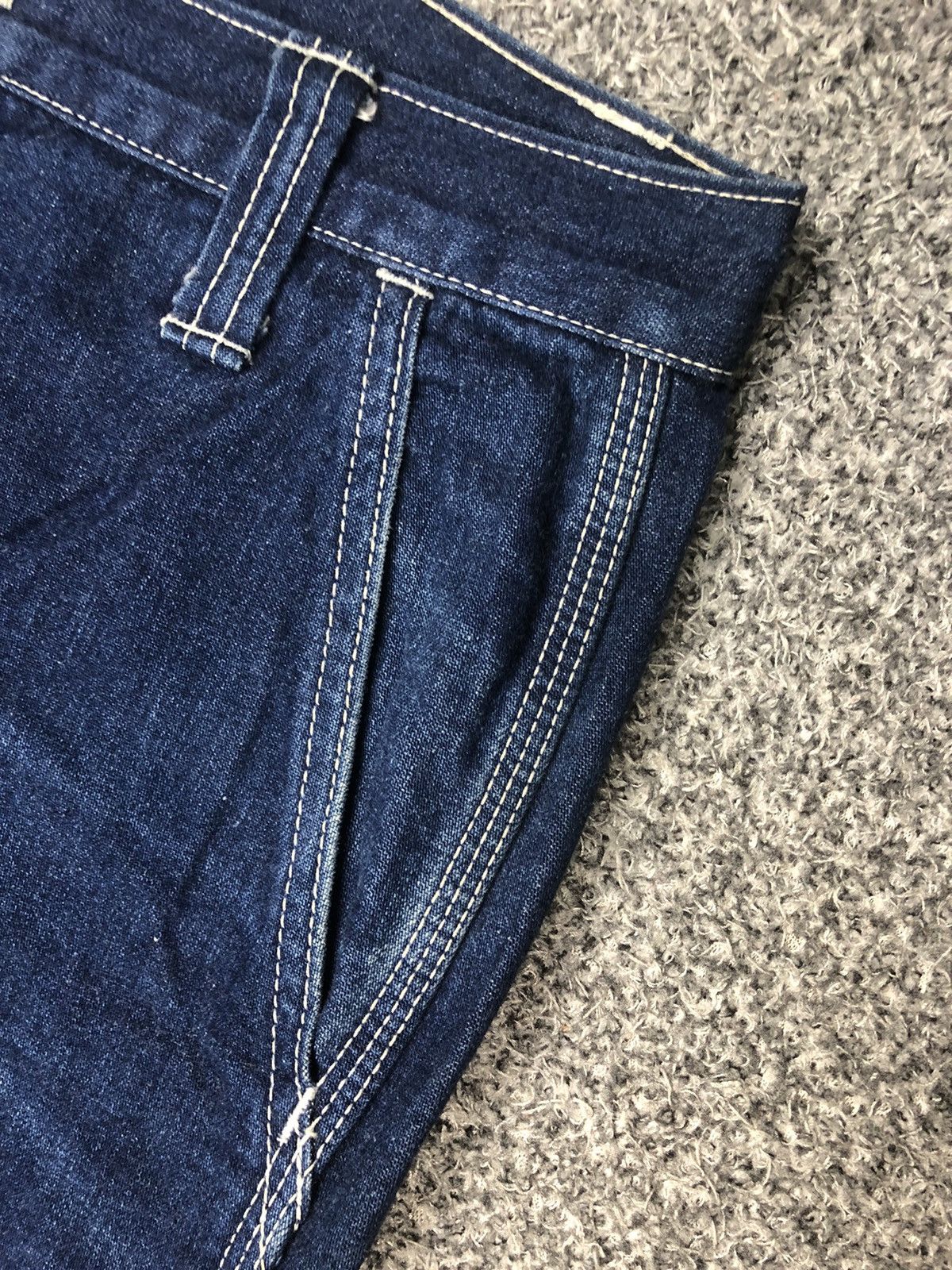 Big John × Japanese Brand × Vintage Vintage 90s BiG JOHN World Workers Cargo Jeans Size US 30 / EU 46 - 5 Thumbnail