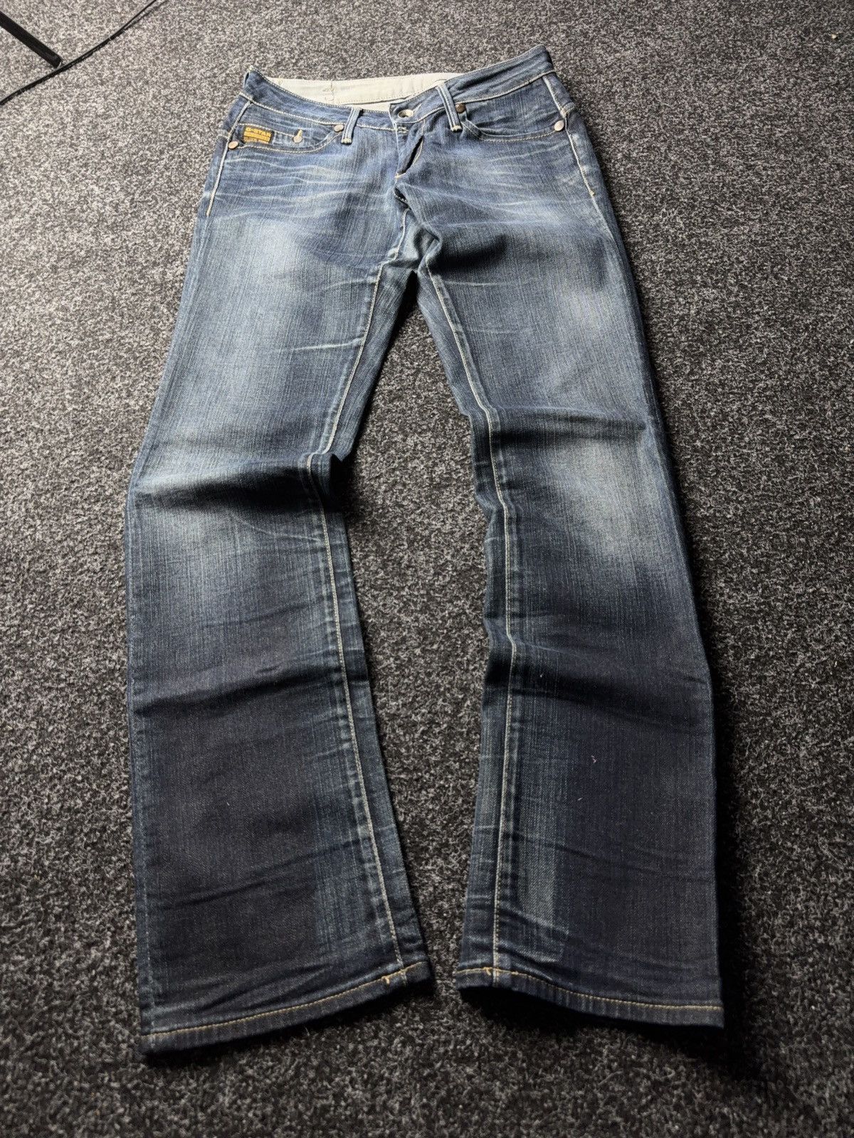 G-Star Retro Y2K 00s G-Star RAW l Vintage Distressed Denim Jeans Size 28" / US 6 / IT 42 - 1 Thumbnail