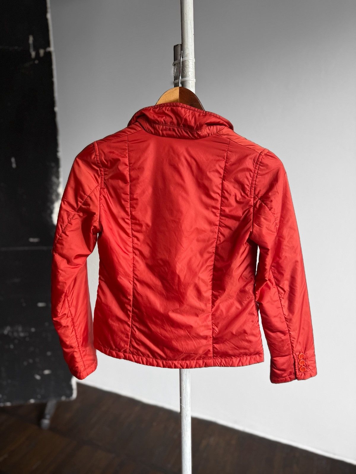 Aspesi Aspesi Womens Red Thermore Insulated Long Sleeve Jacket Size S / US 4 / IT 40 - 2 Thumbnail