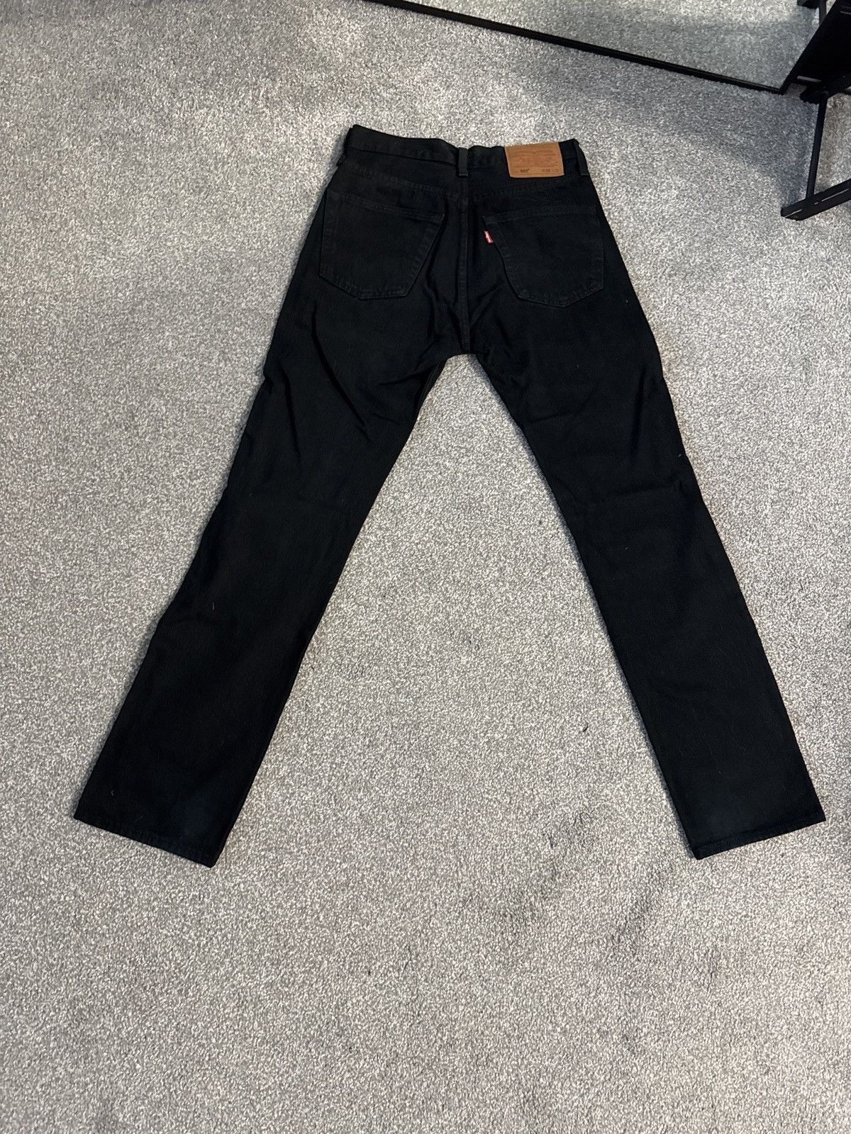Levi's Levis 501 black straight legged denim Size US 28 / EU 44 - 2 Thumbnail
