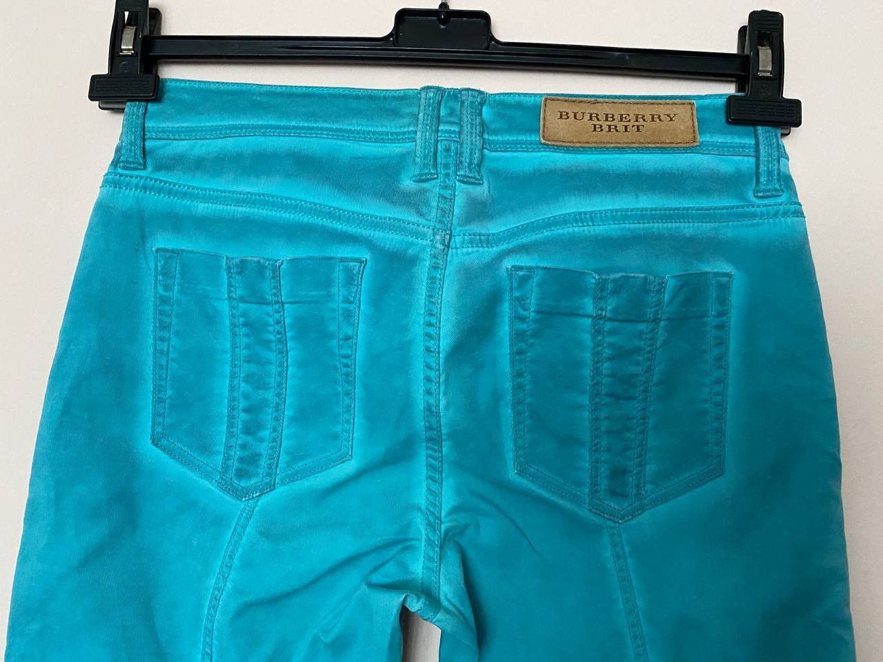 Burberry × Vintage 🔥BURBERRY LONDON Y2K CHECK JEANS PANTS Size 28" / US 6 / IT 42 - 7 Thumbnail