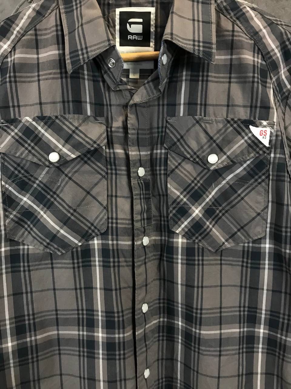 G-Star G Star Raw Denim flannel shirt Size US L / EU 52-54 / 3 - 3 Thumbnail