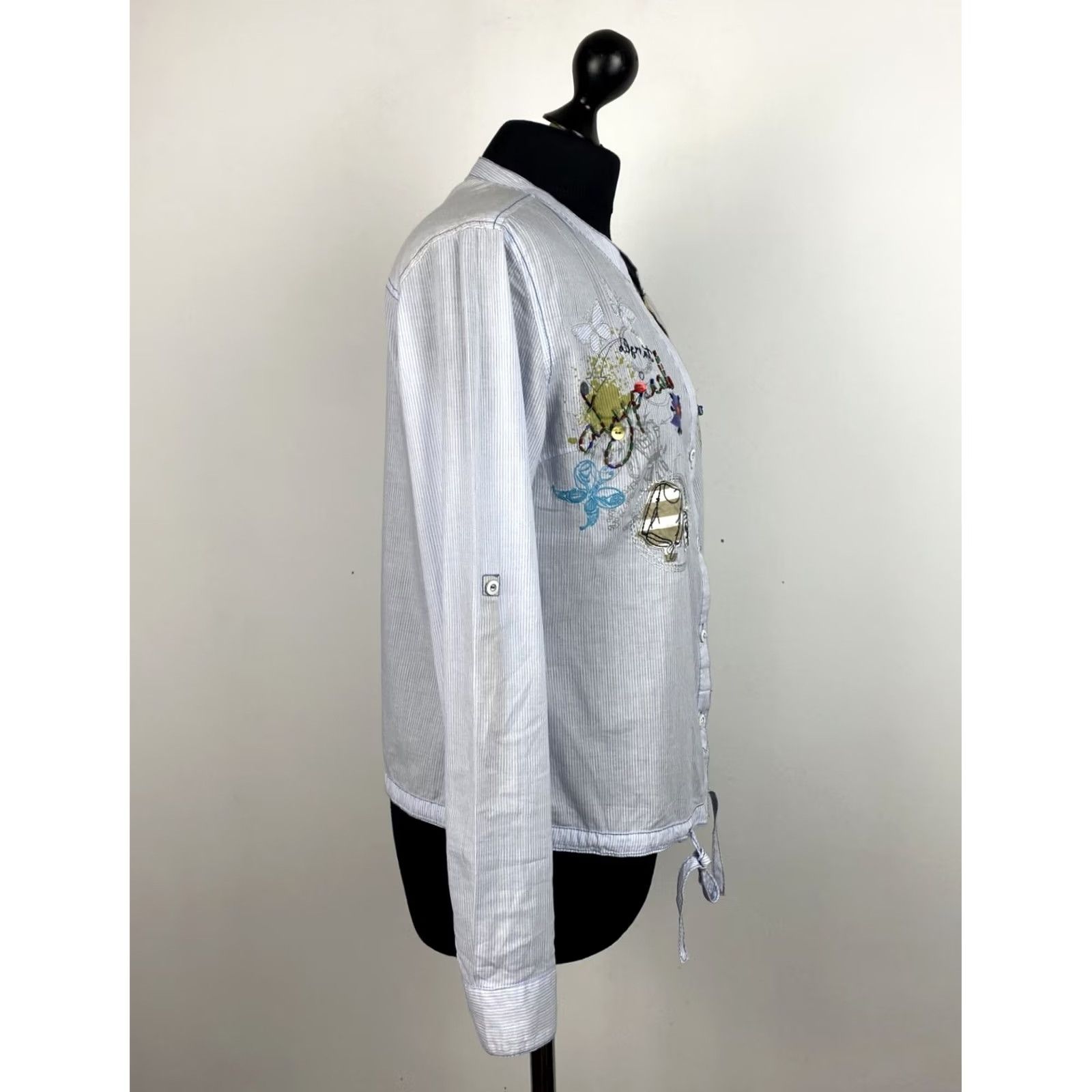Desigual Desigual womens blue blouse shirt M Size M / US 6-8 / IT 42-44 - 2 Thumbnail