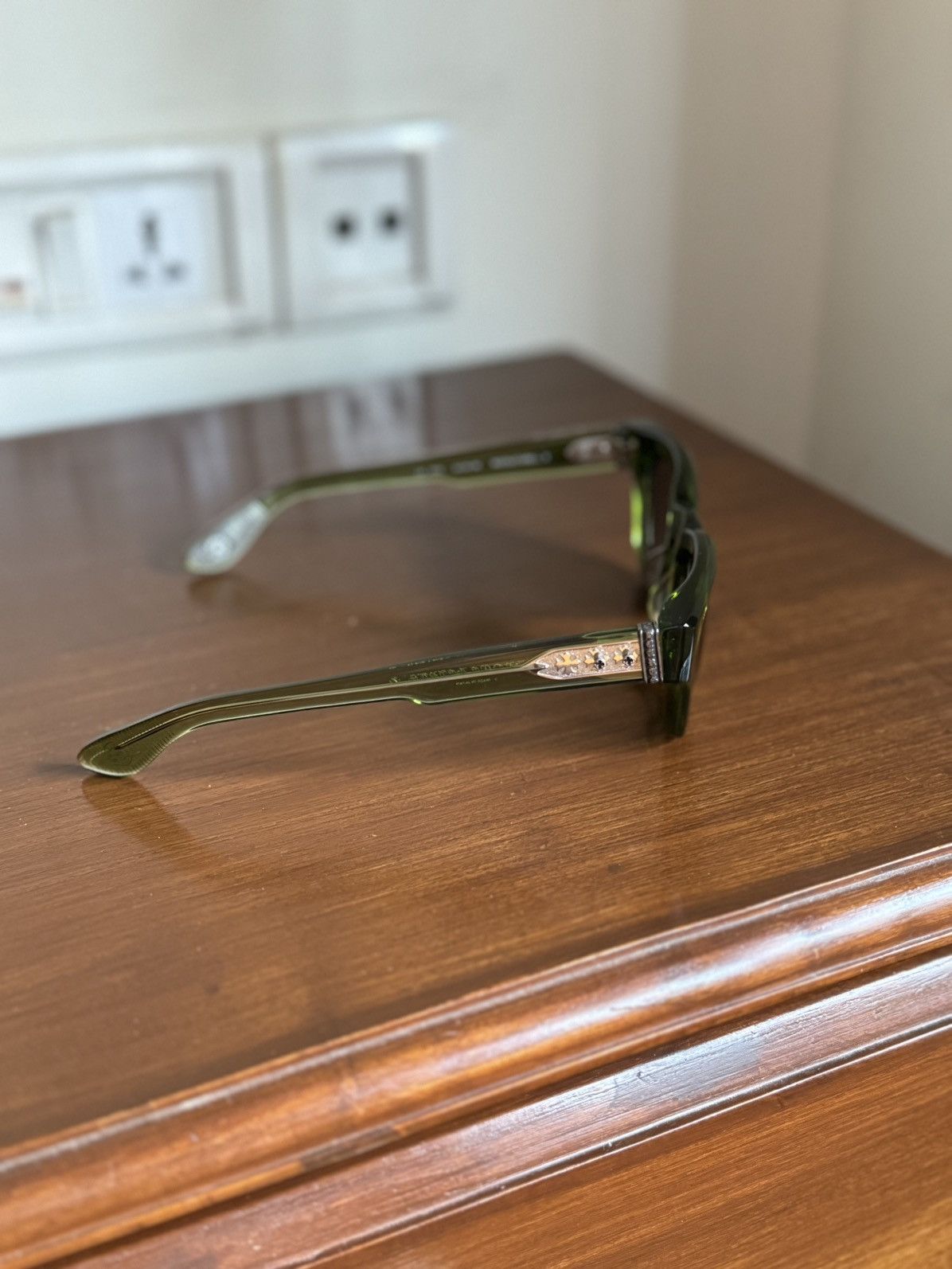 Chrome Hearts Chrome Hearts Sunglasses (Green Acetate) Size ONE SIZE - 4 Thumbnail