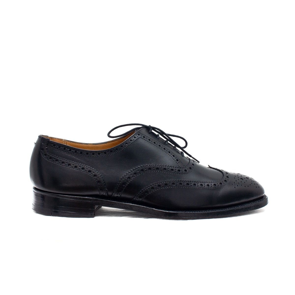 Crockett & Jones 875$ Crockett & Jones Barneys NY Black Leather Brogues US8 Size US 8 / EU 41 - 8 Thumbnail