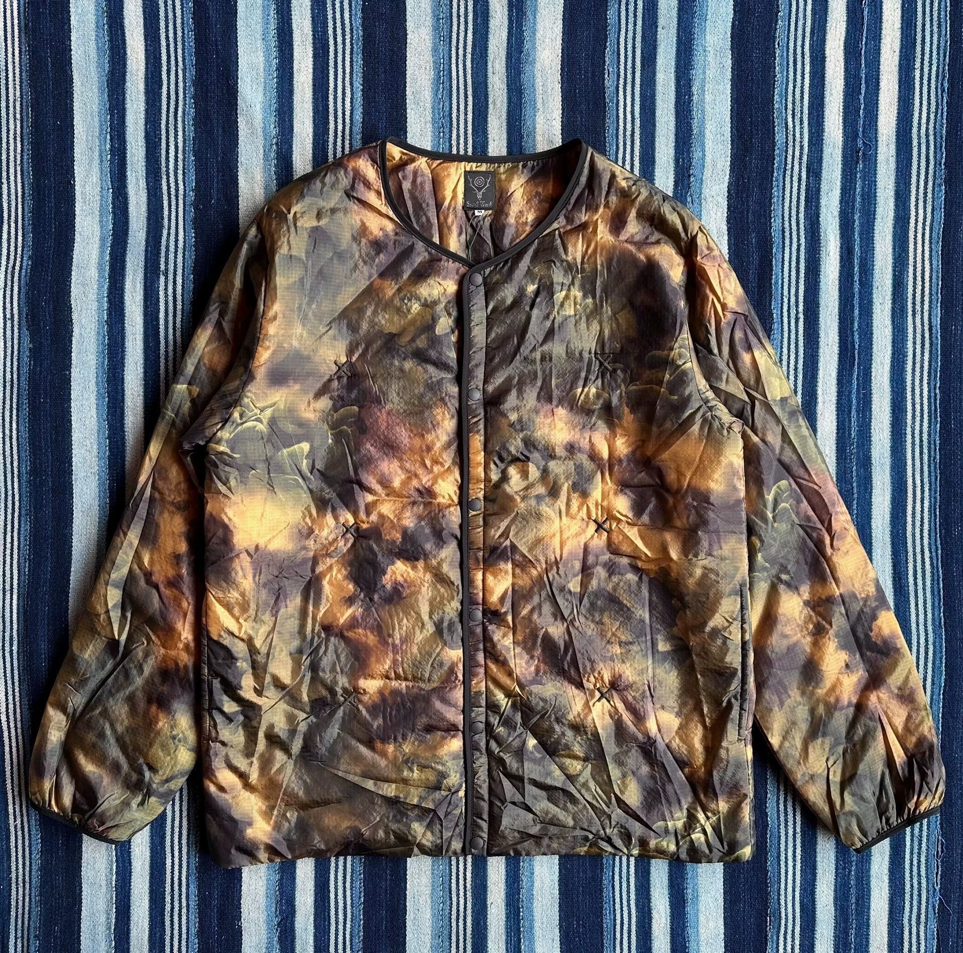 South2 West8 Multi Color Lightweight Button Front Jacket Size US M / EU 48-50 / 2 - 1 Thumbnail