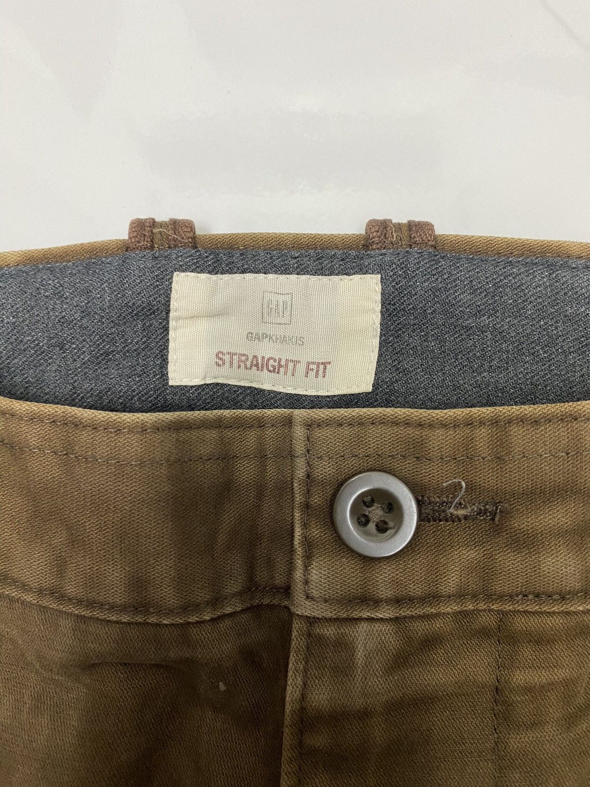Gap 🔥GAP BROWN KHAKI FADED BROWN KANYE STYLE TROUSERS PANTS Size US 32 / EU 48 - 7 Thumbnail