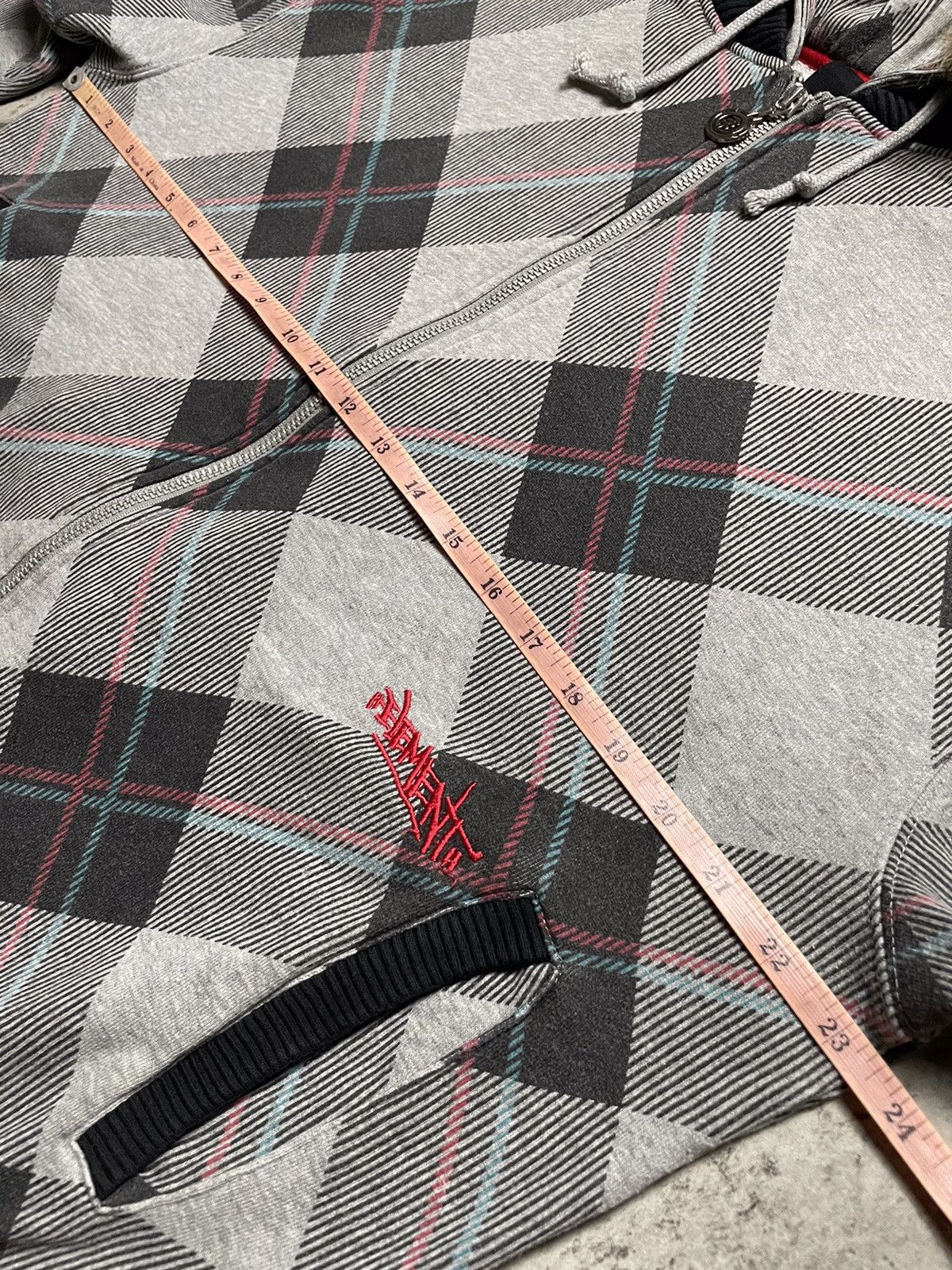Hysteric Glamour Y2K Element Plaid Fur Hoodie Zipper Size US M / EU 48-50 / 2 - 14 Thumbnail