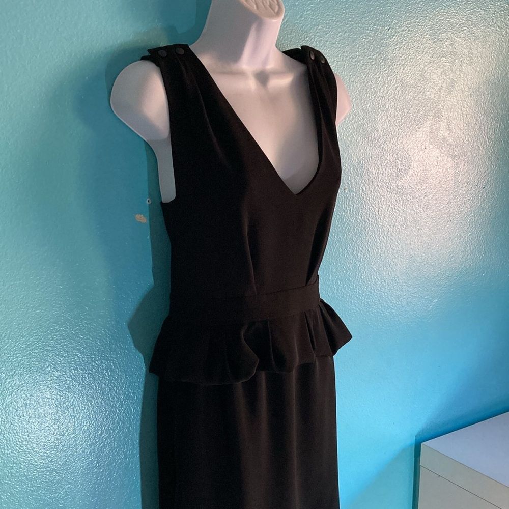 Maje Maje Womens Black Sleeveless V-Neck Dress Size 1 Fits US Size XS Size XS / US 0-2 / IT 36-38 - 7 Thumbnail