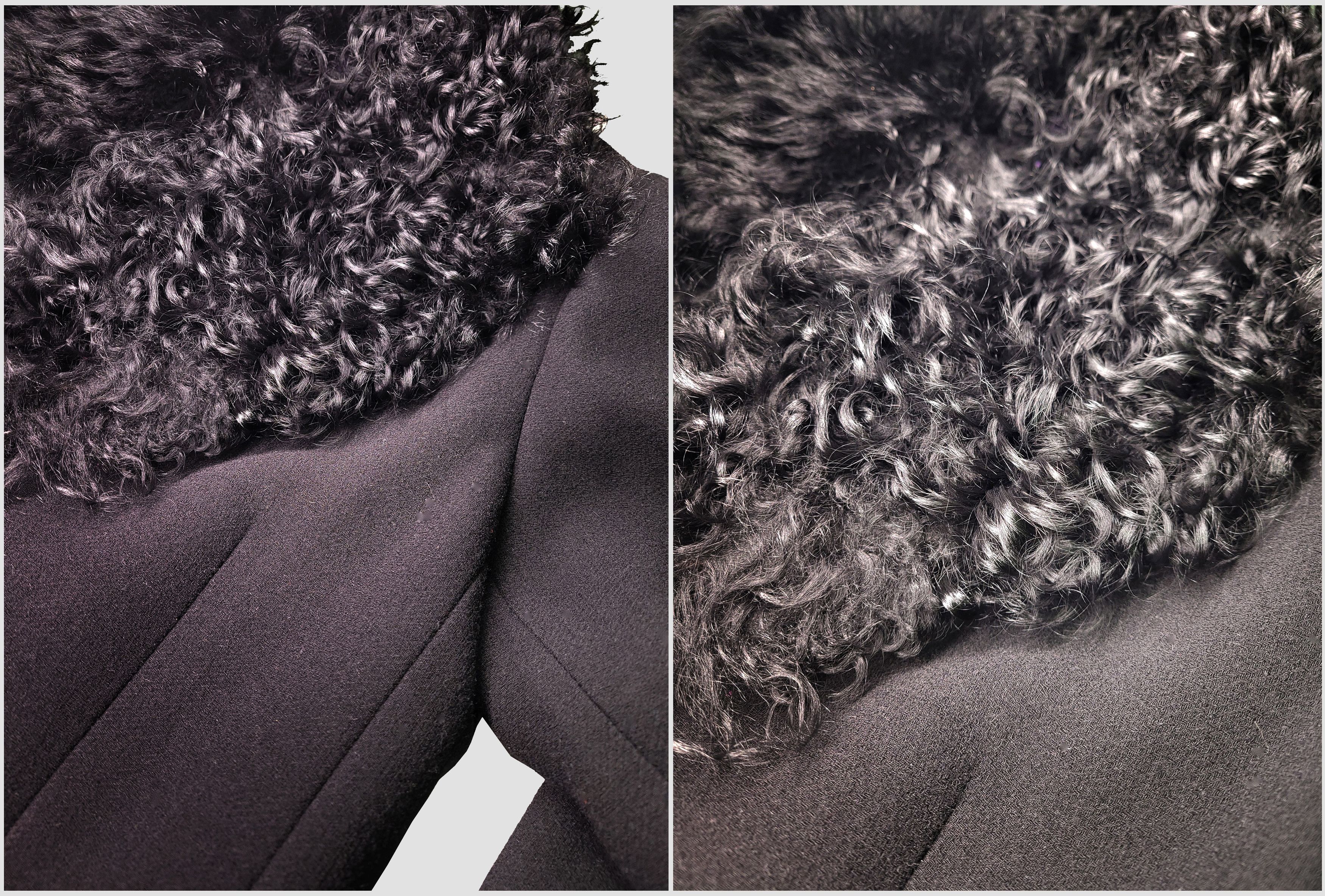 Ralph Lauren Purple Label Ralph Lauren Collection_ Lamb Shearling Trim _ Wool Coat Size M / US 6-8 / IT 42-44 - 7 Thumbnail