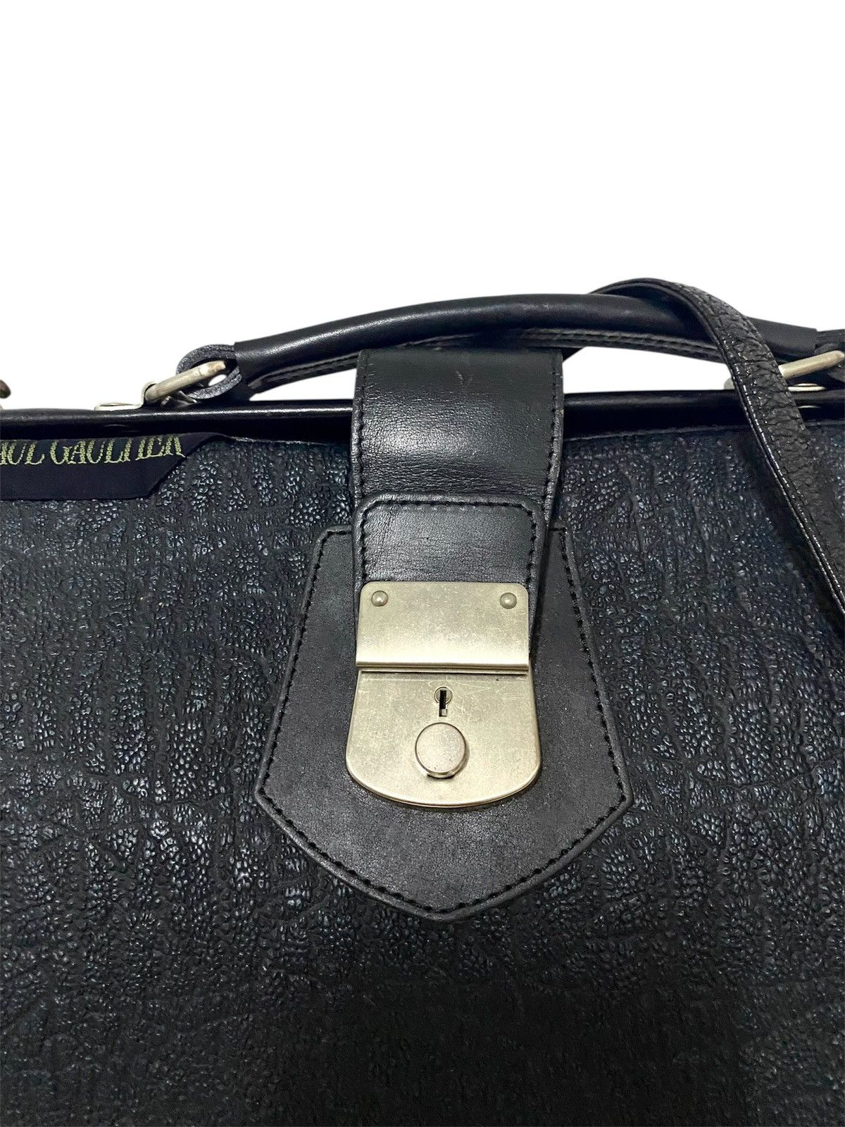 Jean Paul Gaultier 2000s Jean Paul Gaultier black Calf Leather Briefcase Size ONE SIZE - 6 Thumbnail
