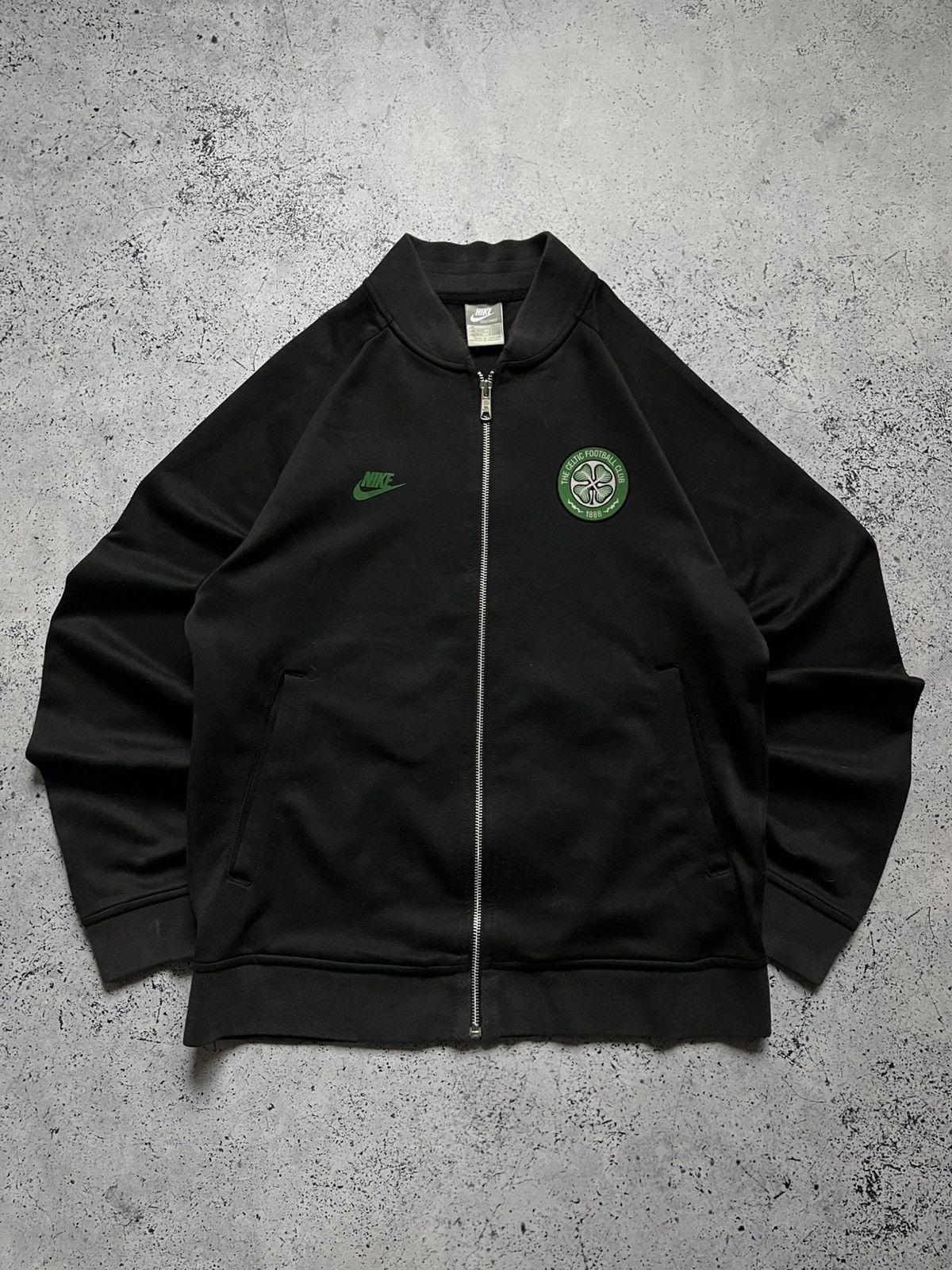 Vintage Nike Celtic Football Track Jacket Soccer Y2K USA