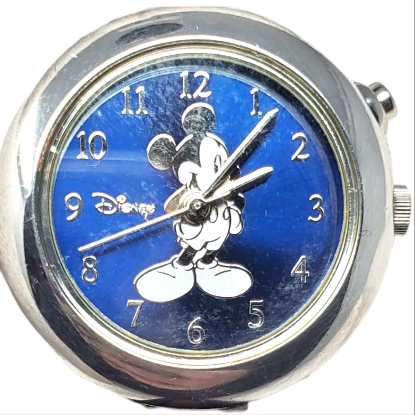 image of Disney X Sii Musical Mickey Mouse Blue & Silver Watch, Women's