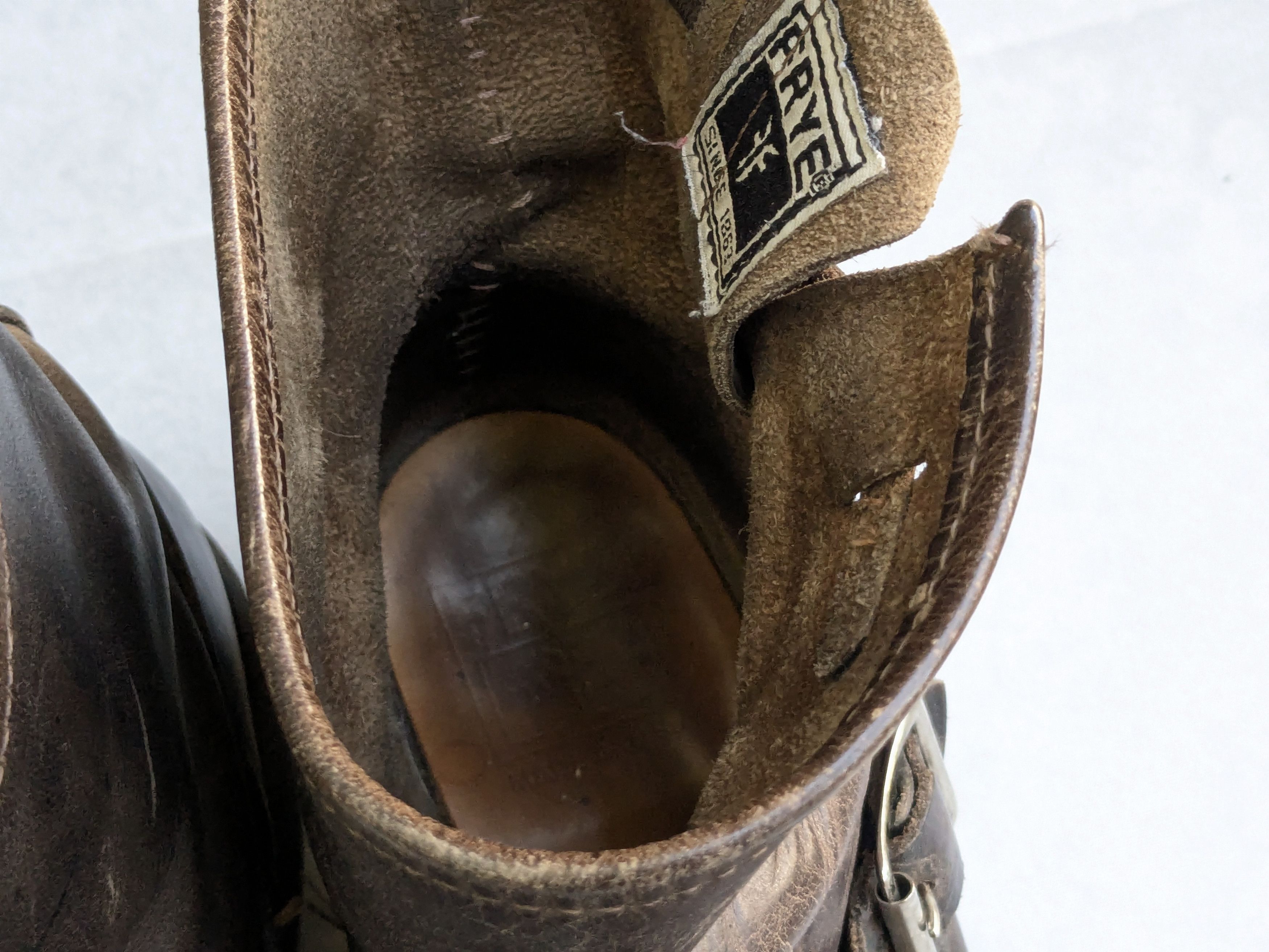 Frye Frye Engineer Boots Brown Leather 7.5 Leather Buckle Size US 7.5 / EU 40-41 - 2 Thumbnail