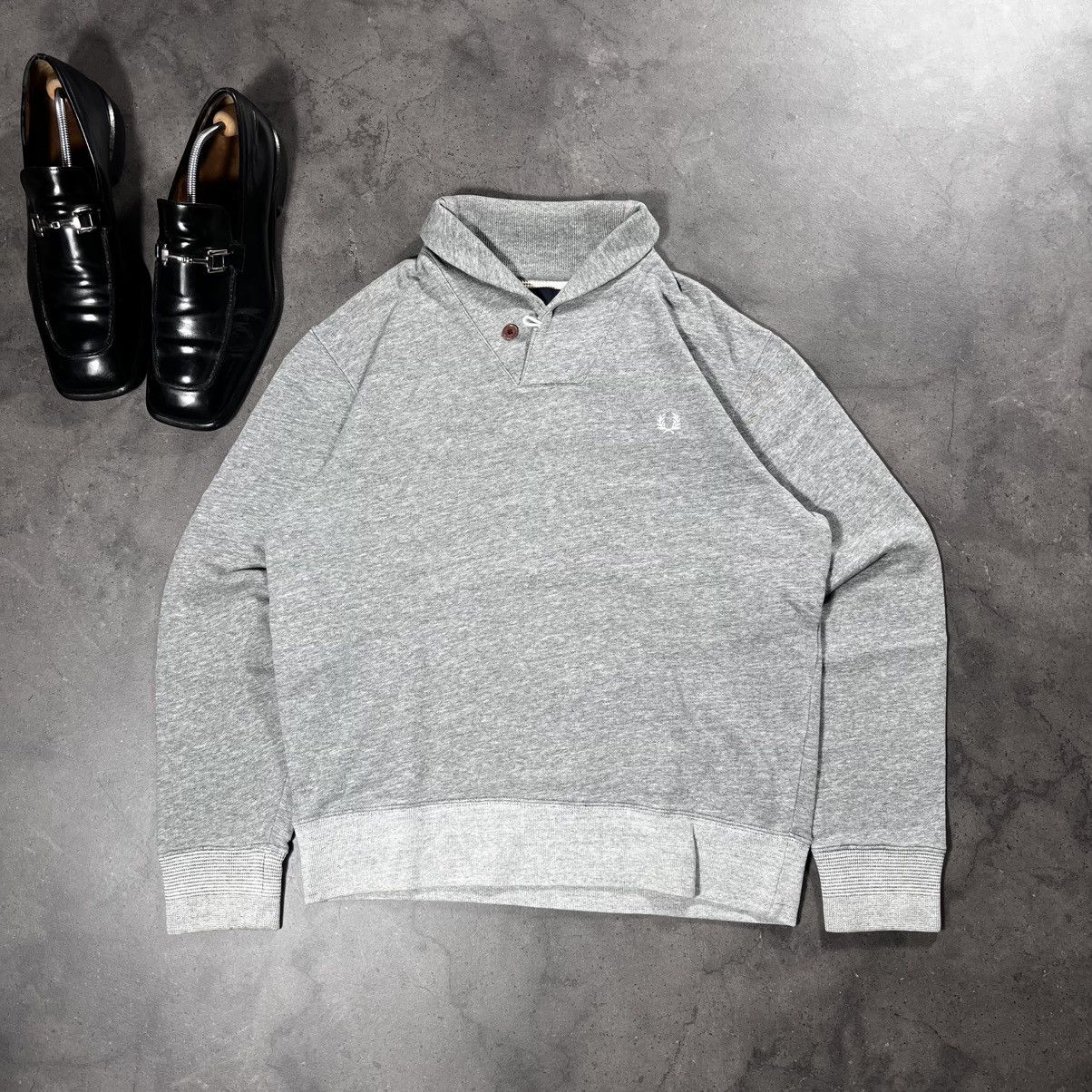 Fred Perry Vintage 00s Fred Perry Halfzip Sweater Sweatshirt Old Money Size US M / EU 48-50 / 2 - 1 Thumbnail