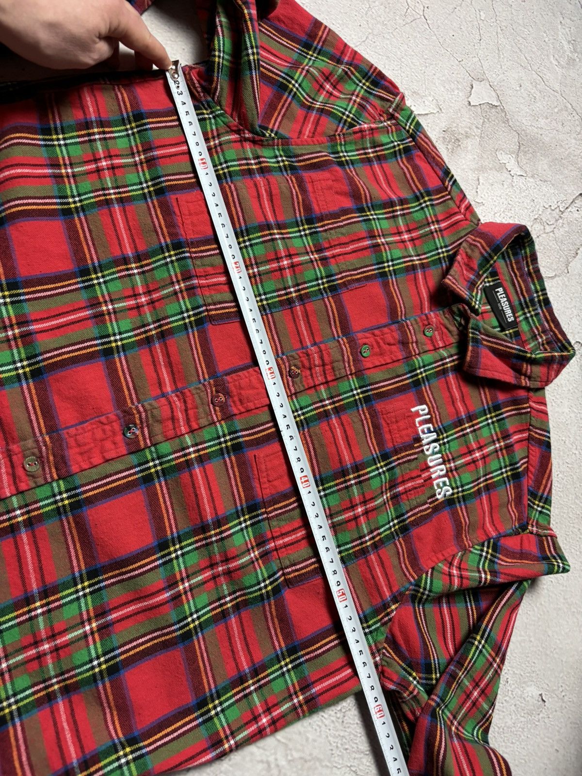 Pleasures PLEASURES Take The Law Into Your Own Plaid Button Up Shirt Size US L / EU 52-54 / 3 - 9 Thumbnail