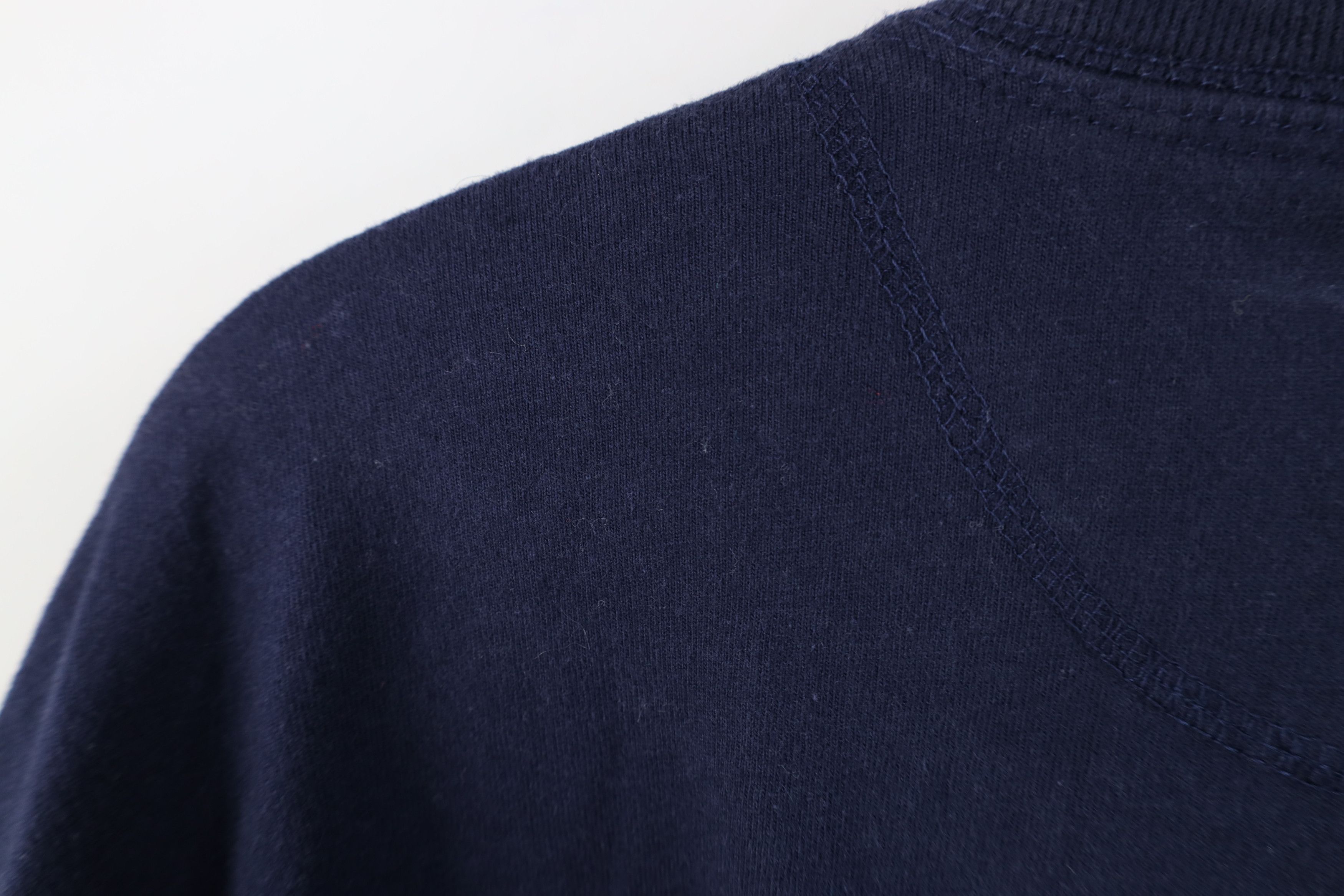 Vintage Vintage 90s Streetwear Blank Long Sleeve Henley T-Shirt Blue Size US M / EU 48-50 / 2 - 11 Thumbnail