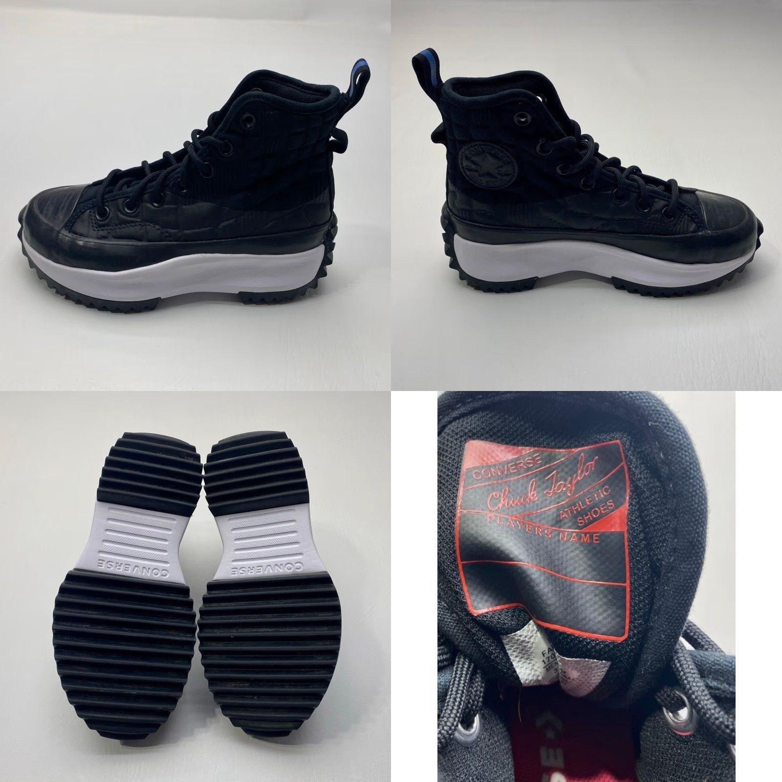 Converse Converse Run Star Hike Hi Digital Terrain Black Women 4.5 Platform Men 3.0 / 4.5 Platform High Top Sneaker Casual Activewear Shoes Size US 5 / IT 35 - 8 Thumbnail