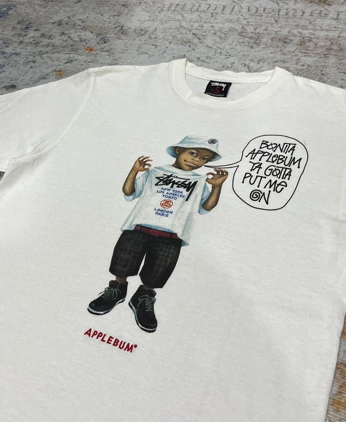 Stussy Rare‼️ Vintage Stussy Bonita Applebum Ya Gotta Pu Me On Size US S / EU 44-46 / 1 - 2 Thumbnail