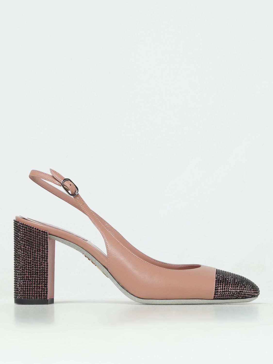 image of Rene Caovilla High Heel Shoes Woman Pink, Women's (Size 8)