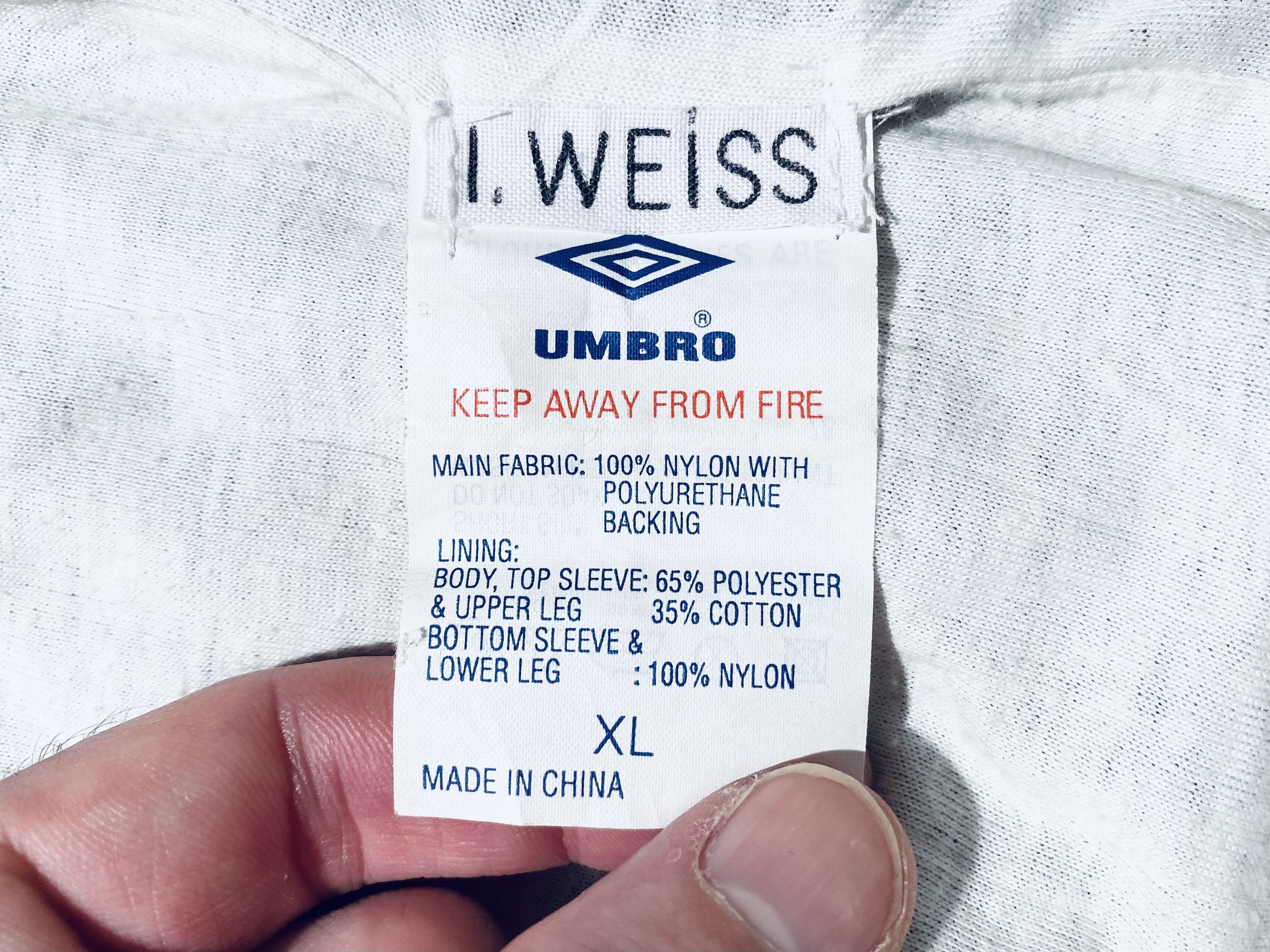 Umbro Umbro 90s Football Training Jacket 1992 1993 Kanye West Size US XL / EU 56 / 4 - 10 Thumbnail