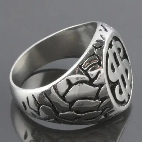 Vintage US Dollar Sign Ring 💲 Size ONE SIZE - 3 Thumbnail