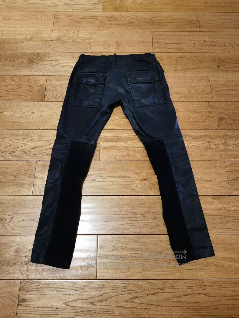 Rick Owens Rick Owens Motorcycle waxed pants Size US 31 - 2 Thumbnail