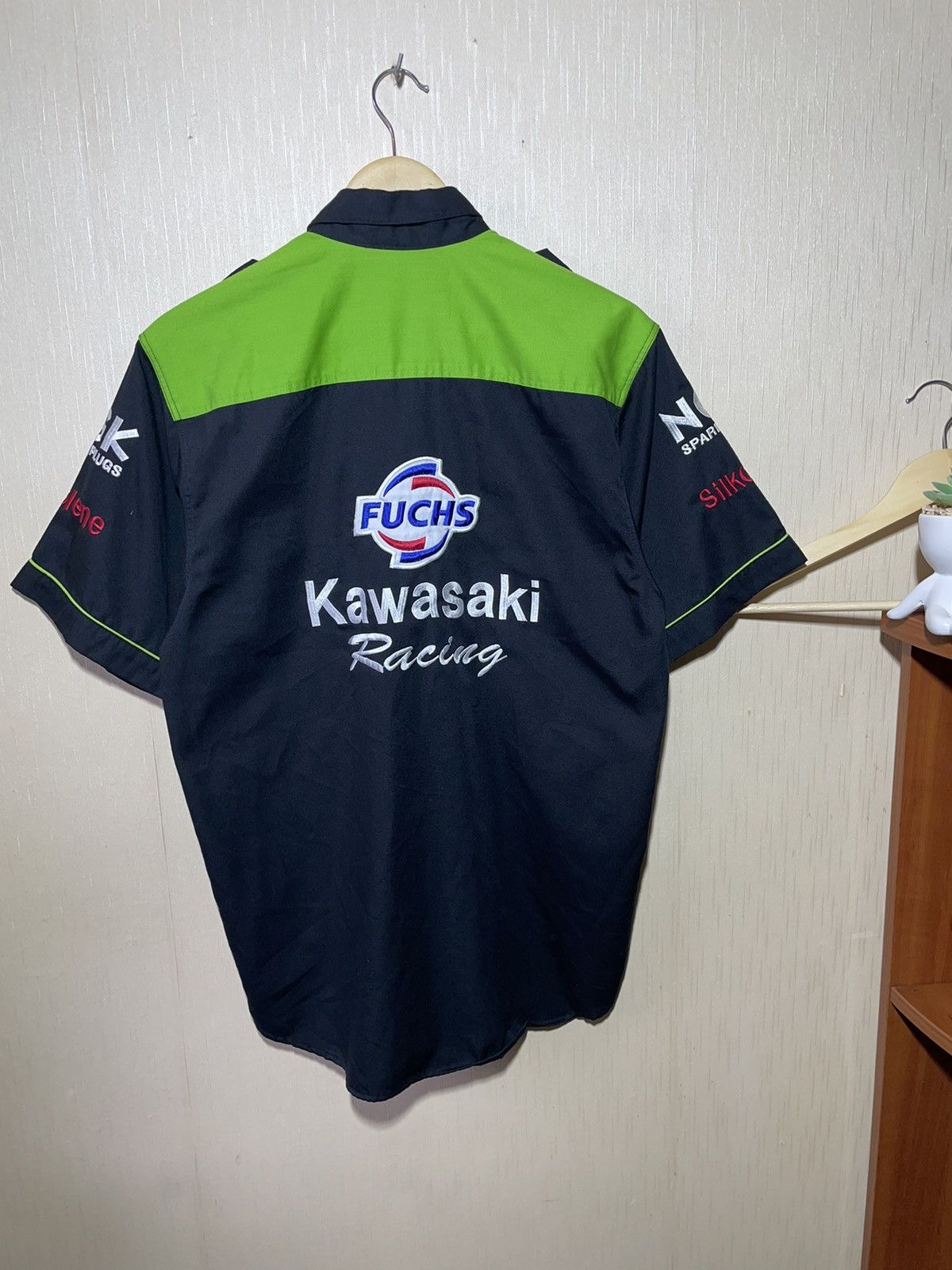 Vintage Kawasaki vintage racing shirt 90s Size US M / EU 48-50 / 2 - 2 Thumbnail