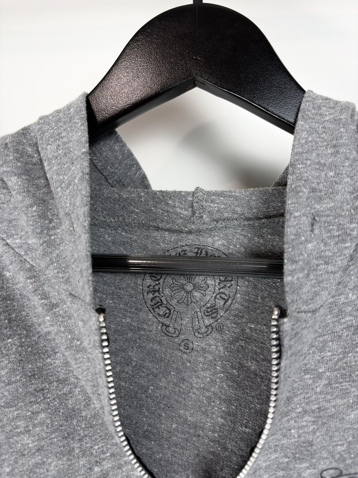 Chrome Hearts Chrome Hearts Fleur Logo Silver Dagger Zip Up Hoodie Black Size S / US 4 / IT 40 - 7 Thumbnail