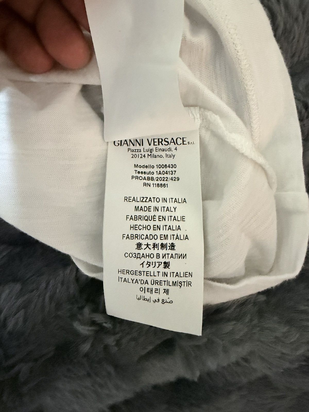 Versace Versace Baroque Crest Shirt Size US XL / EU 56 / 4 - 6 Thumbnail