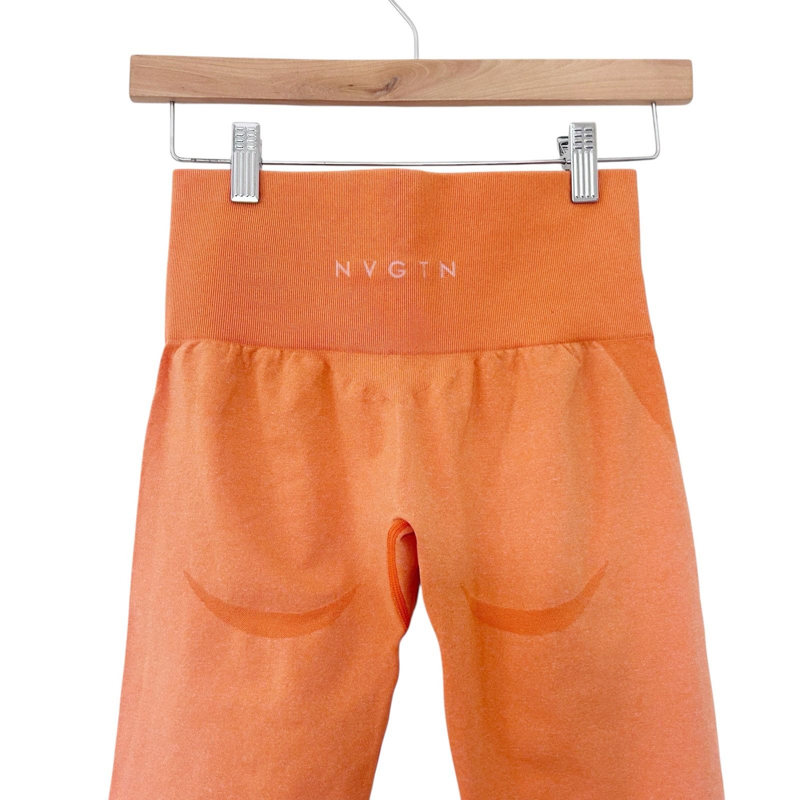 Other NVGTN Orange Seamless Leggings Sz S Size 27" / US 4 / IT 40 - 4 Thumbnail