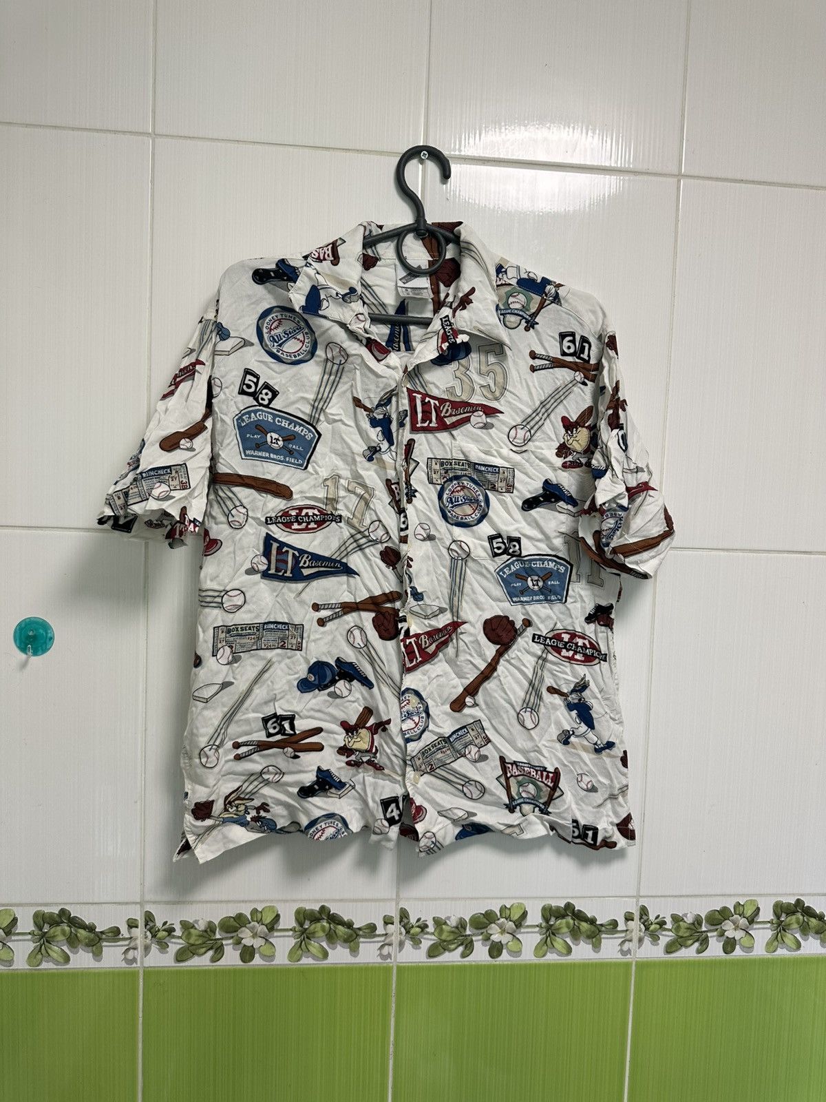 Vintage × Warner Bros Vintage Bugs Bunny TAZ Looney Tunes Baseball Front 1999 Size US S / EU 44-46 / 1 - 1 Thumbnail