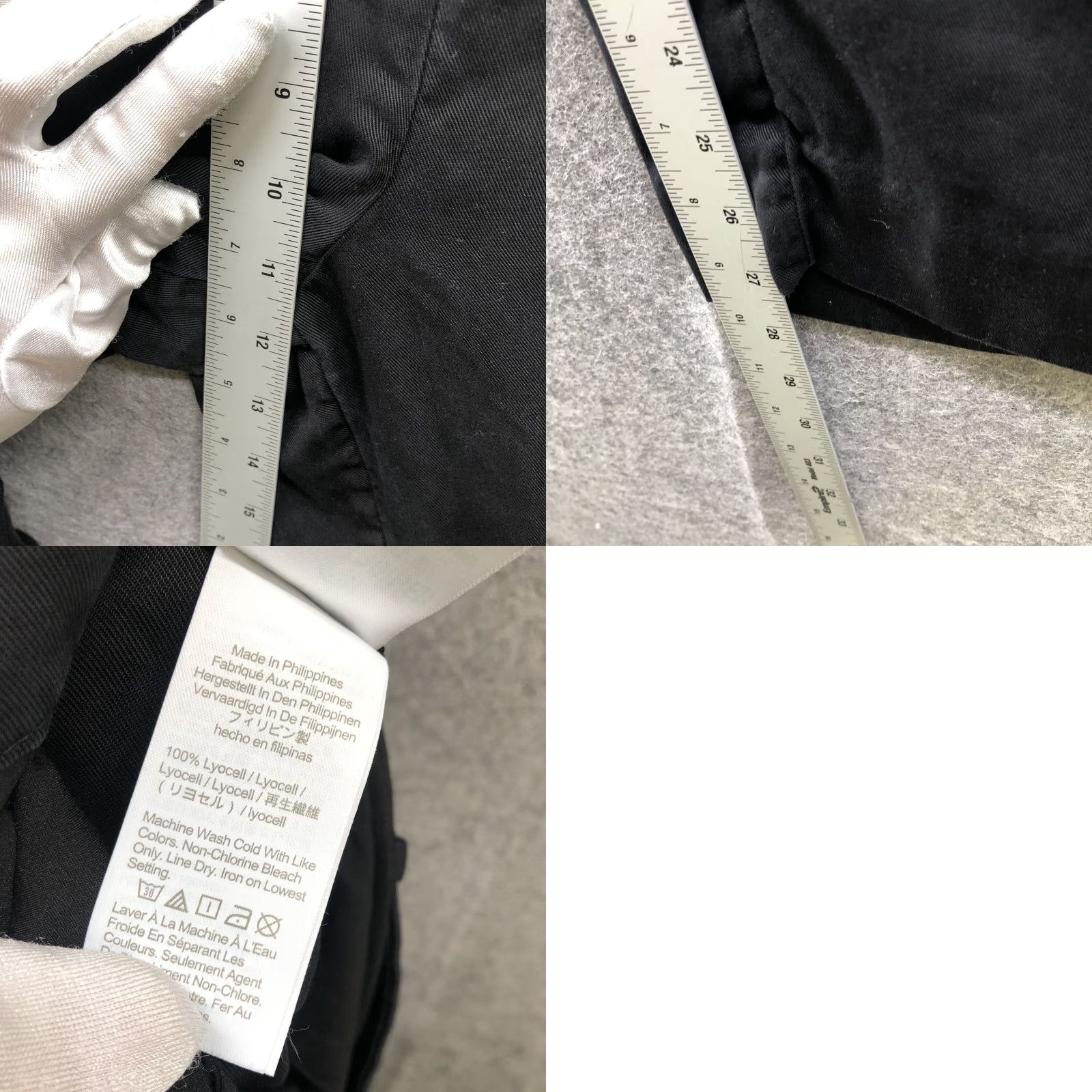 J.Crew J. Crew Ingrid Black Pants Womens Size 8 Lyocell Wide Leg High Rise Trouser Size 30" / US 8 / IT 44 - 8 Thumbnail