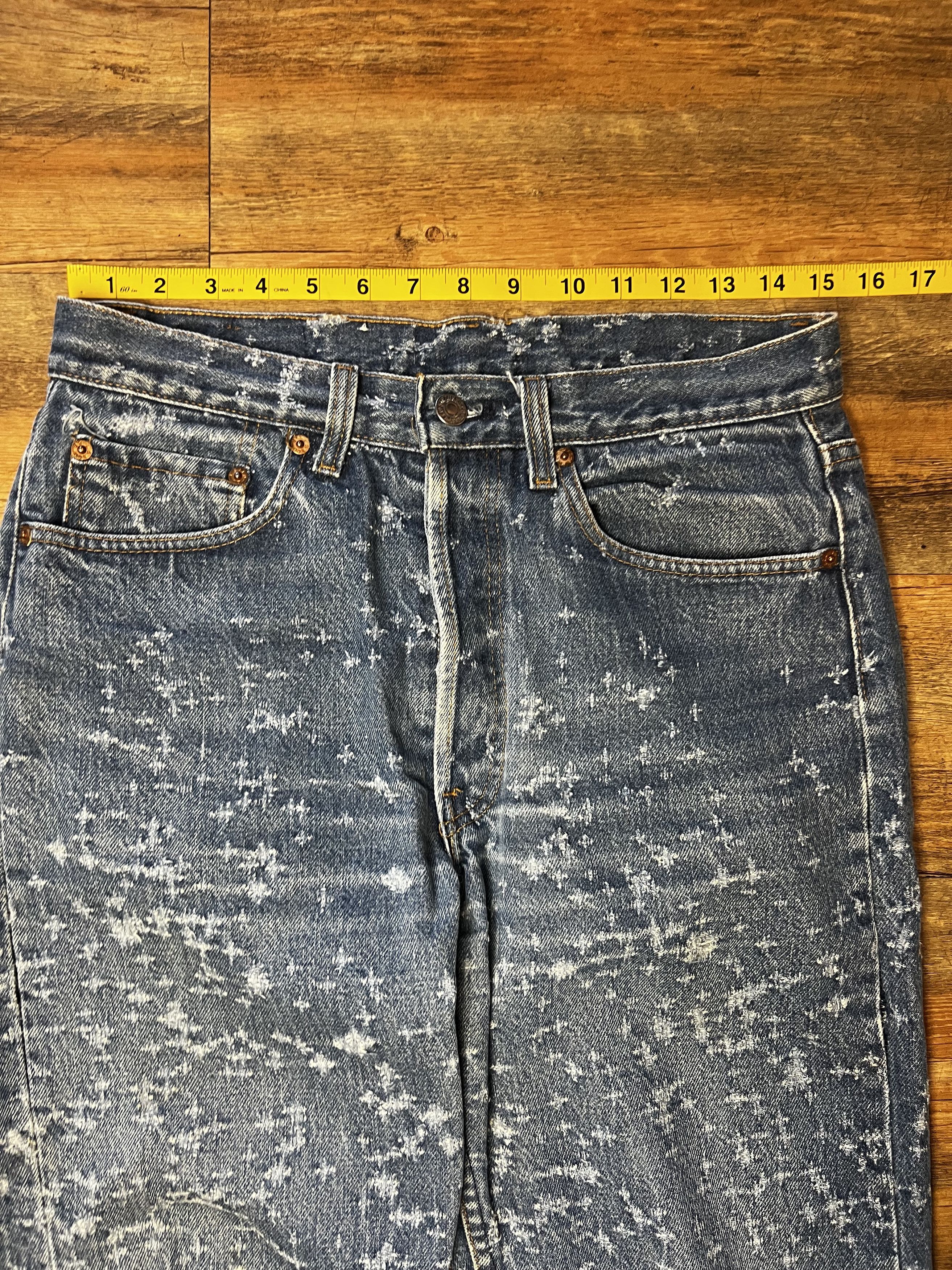 Levi's Vintage Clothing Vintage 501 Levi's Buckshot Denim Blue Jeans Size US 31 - 5 Thumbnail