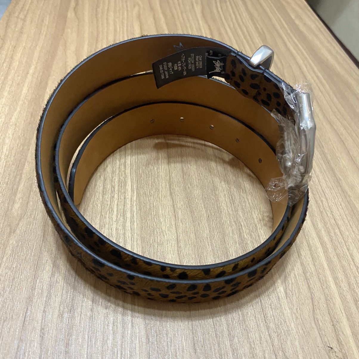 Stussy Stussy Hairy Belt "Leopard" Size ONE SIZE - 5 Thumbnail