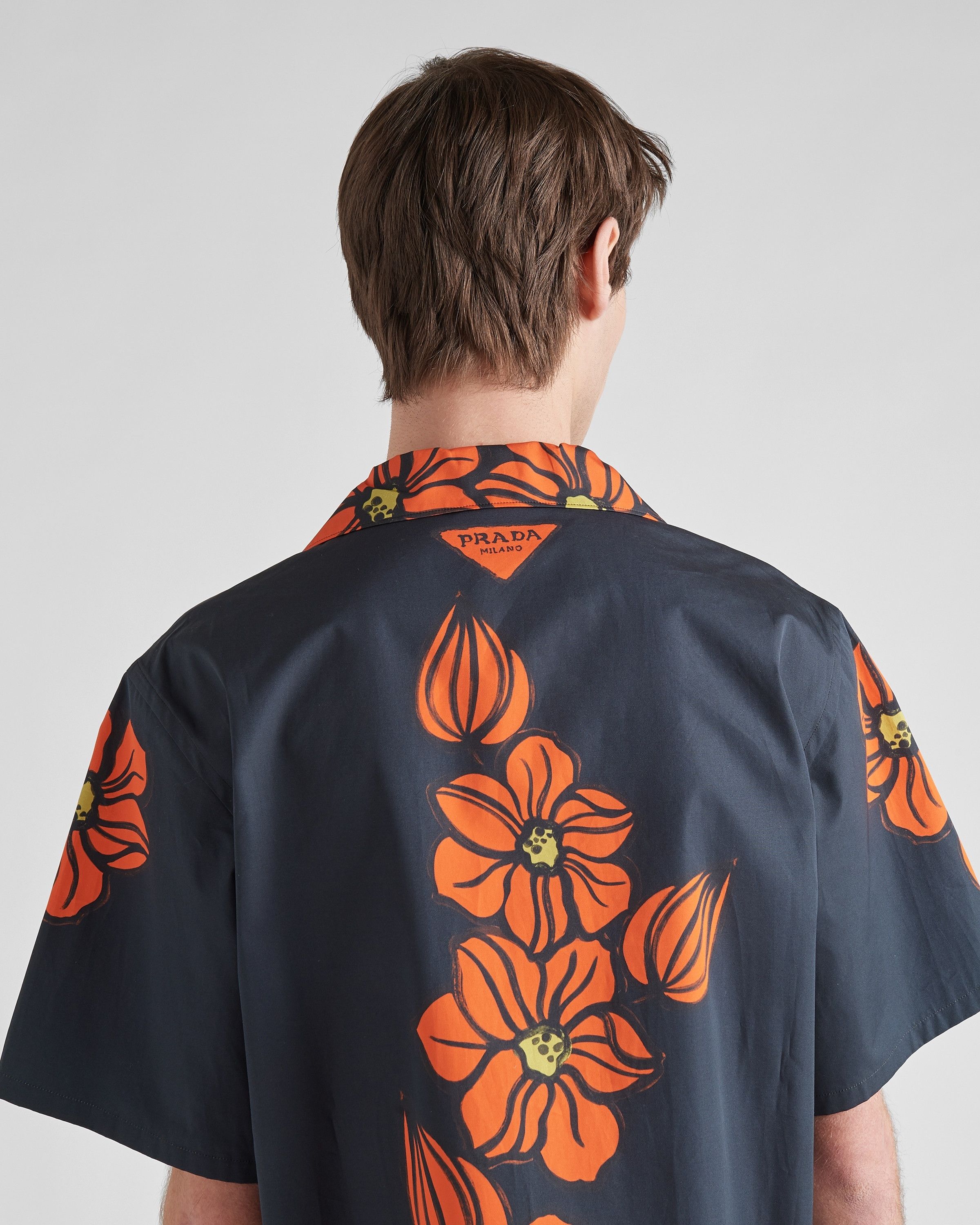 Prada o1la1rc1a0925 Short-Sleeved Printed Cotton Shirt Multicolor Size US L / EU 52-54 / 3 - 5 Thumbnail