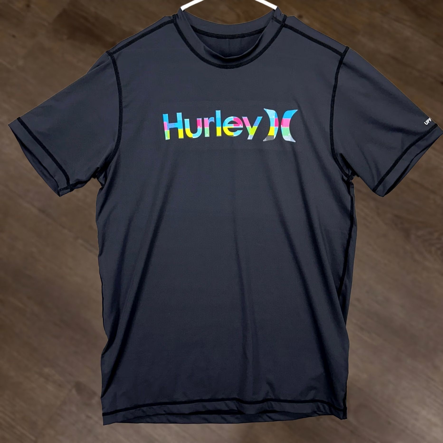 Hurley Hurley Men T-Shirt Graphic Print Crewneck Short Sleeve Large Black Size US L / EU 52-54 / 3 - 1 Thumbnail