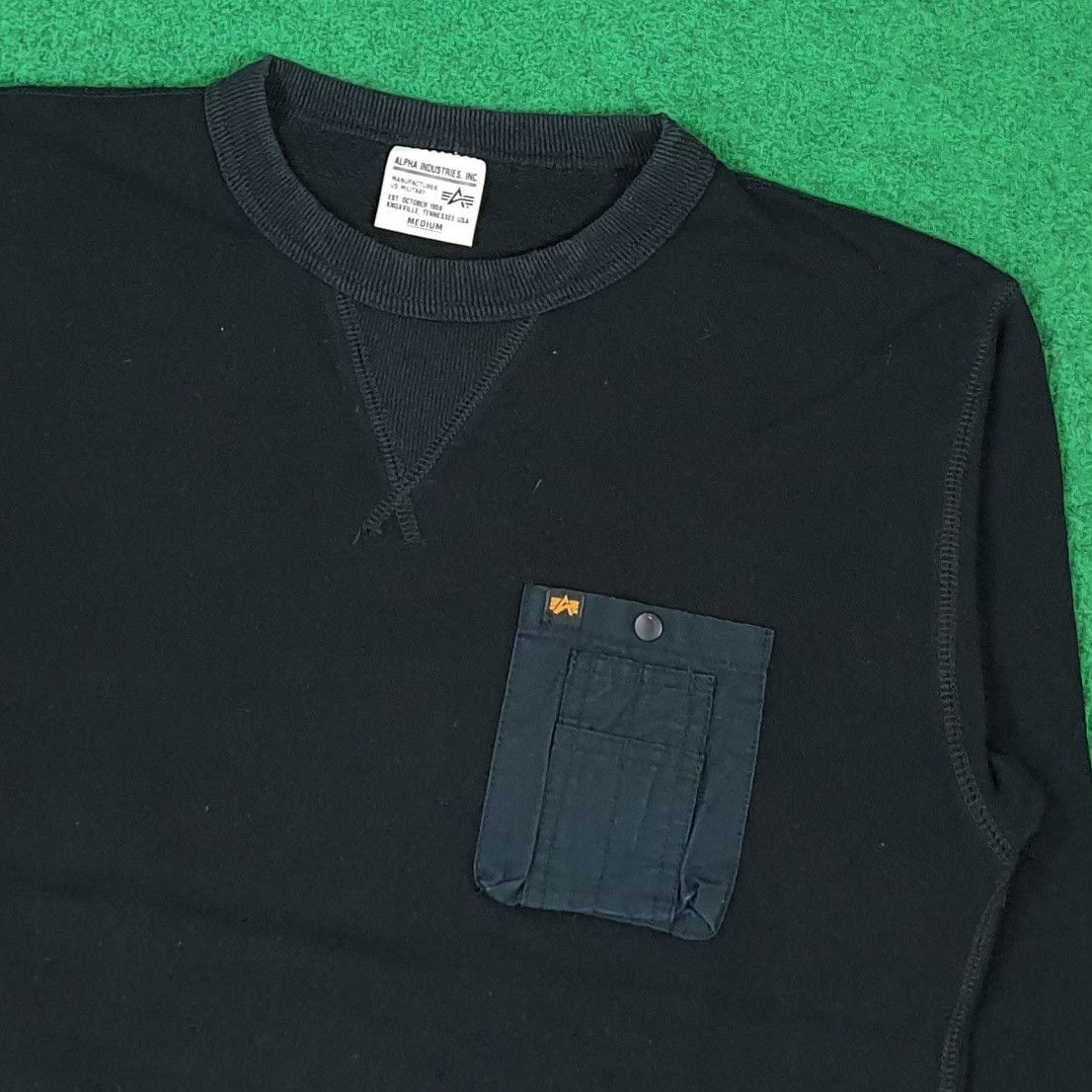 Alpha Industries Vintage Alpha Industries Pocket Custom Logo C289N16 Size US M / EU 48-50 / 2 - 2 Thumbnail
