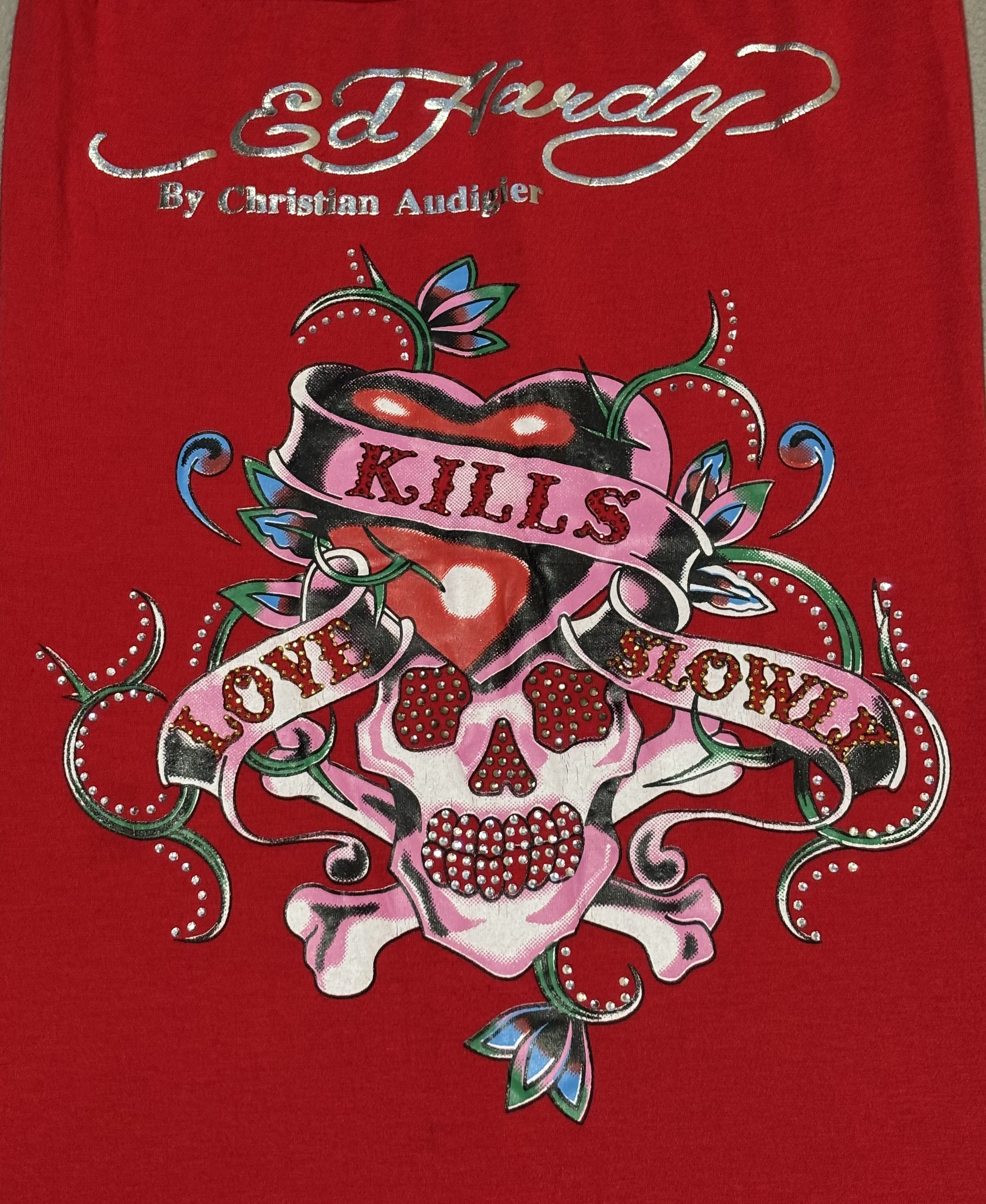 Ed Hardy Ed Hardy Red Tube top Size ONE SIZE - 4 Thumbnail