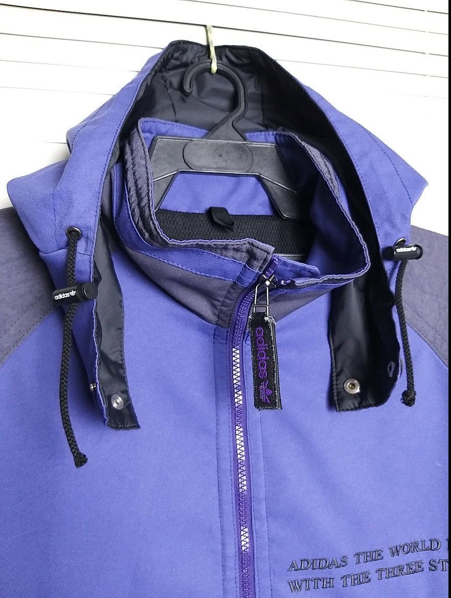Adidas VINTAGE 90'S ADIDAS TREFOIL HOODIES 1/2 ZIPPER JACKET Size US XL / EU 56 / 4 - 9 Thumbnail
