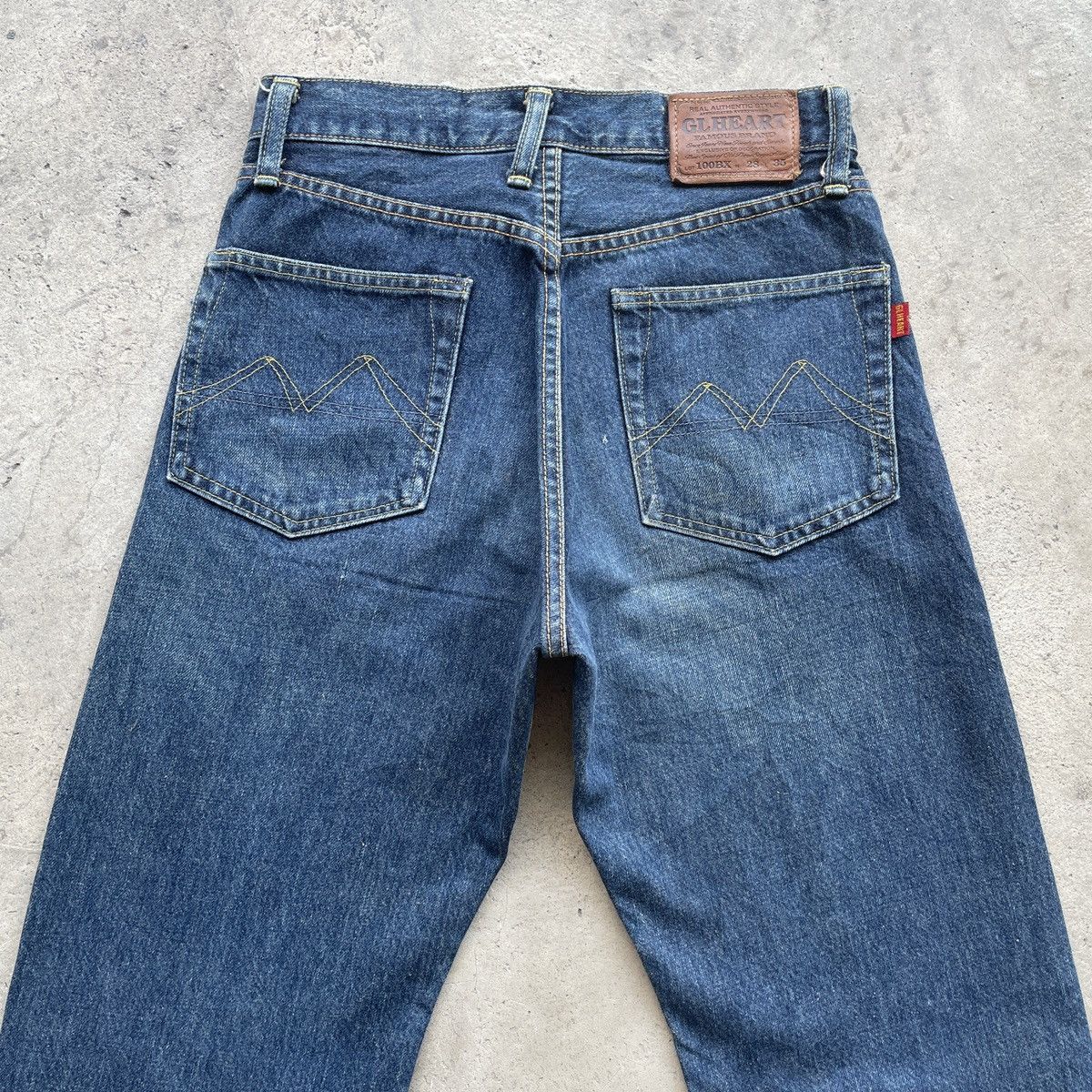Japanese Brand × Jean Vintage Japan Gl Heart Fly Button Jeans Denim Pants W27 Size US 27 - 11 Thumbnail