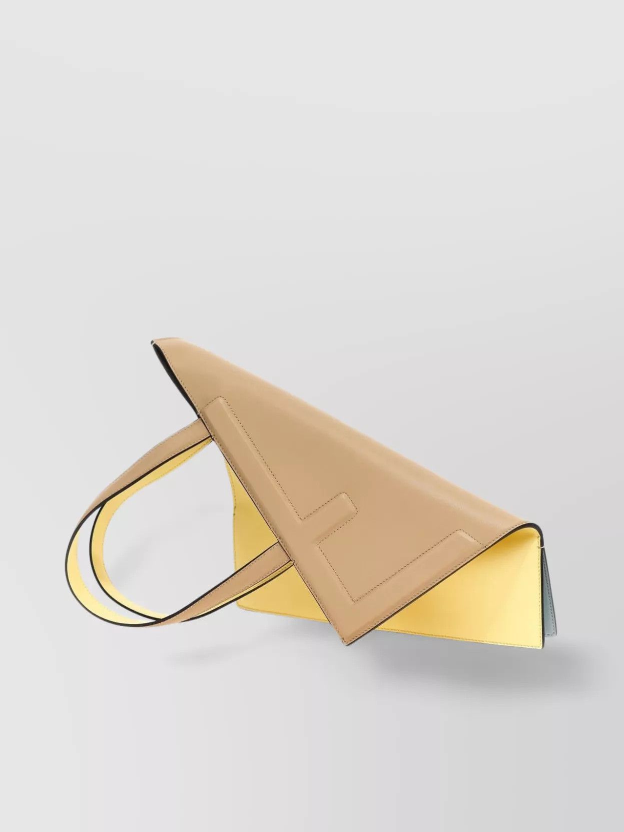 Fendi o1s1wg111224 Size: OS / Flip Medium Bag in Camel & Yellow Size ONE SIZE - 1 Thumbnail