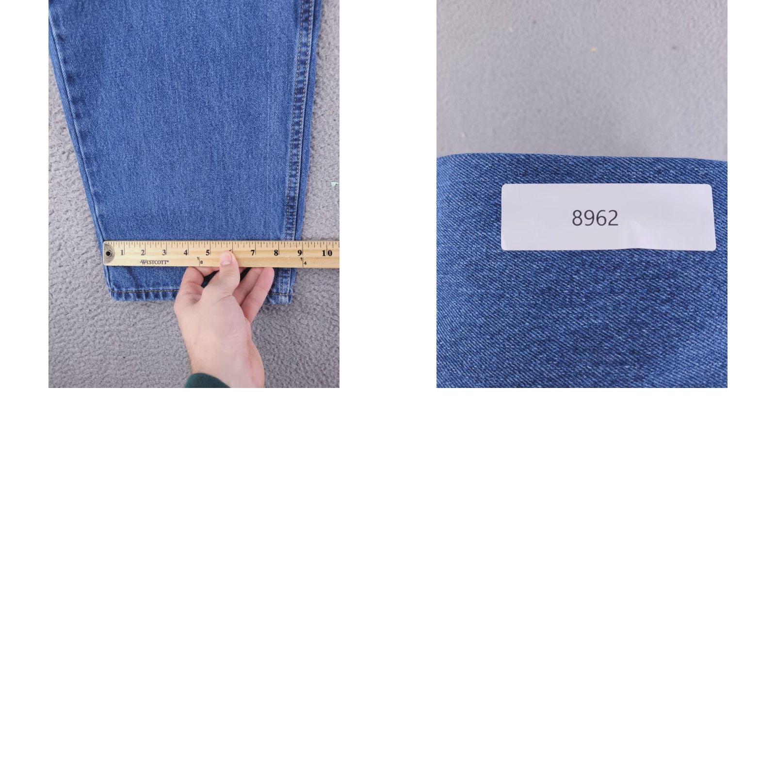 Levi's Levi's Jeans Mens 41x35 Blue 505 Denim Pants Tapered Straight Regular Size 41 Inseam 35 Color Blue Mens Size US 41 - 9 Thumbnail