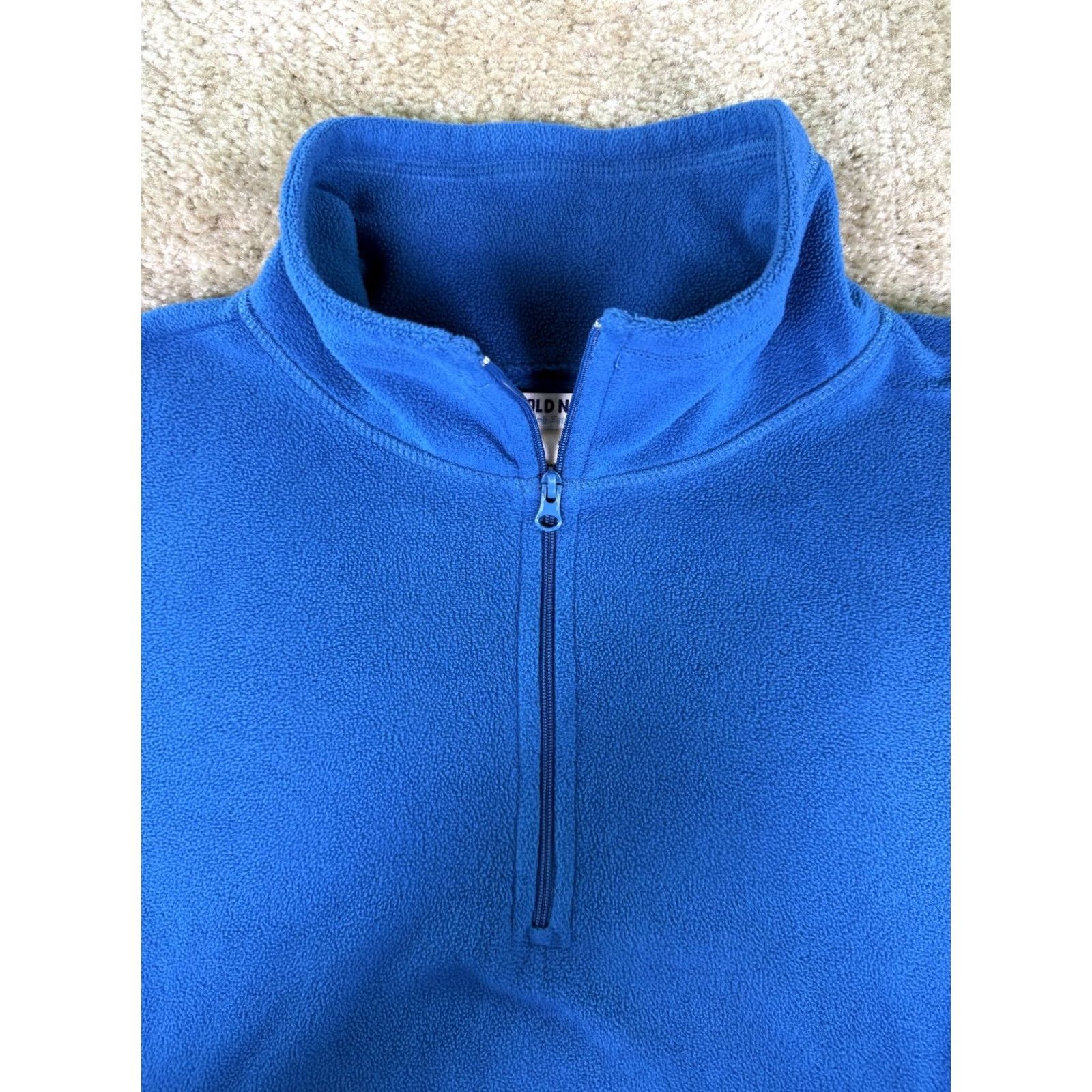 Old Navy Old Navy Fleece Sweatshirt Womens Size M Blue Pull Over 1/4 Zip Up Stretch E222 Size M / US 6-8 / IT 42-44 - 2 Thumbnail