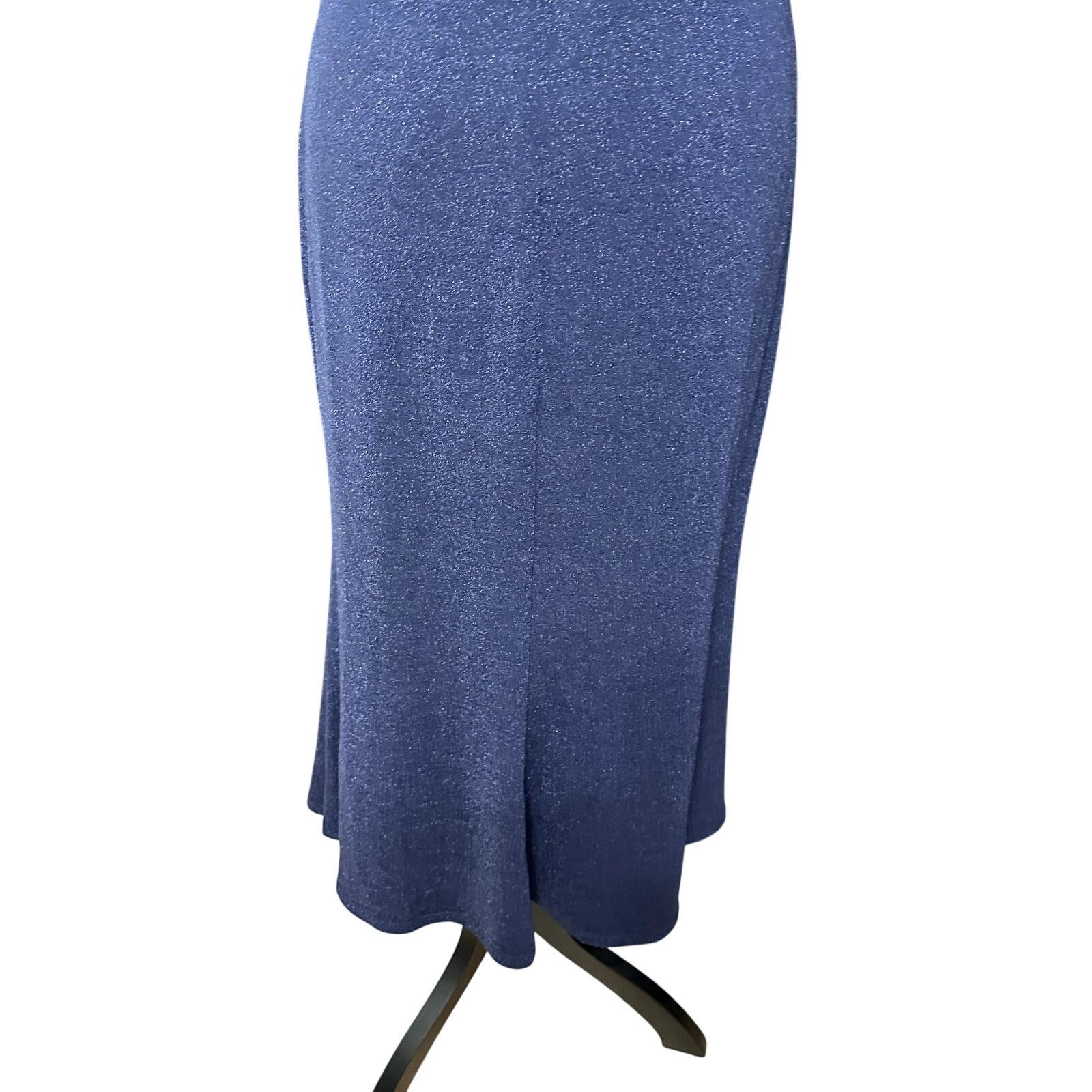 Mishka Misha Marlow Midi Dress Low Back Sleeveless Blue 12 NWOT Size XL / US 12-14 / IT 48-50 - 7 Thumbnail
