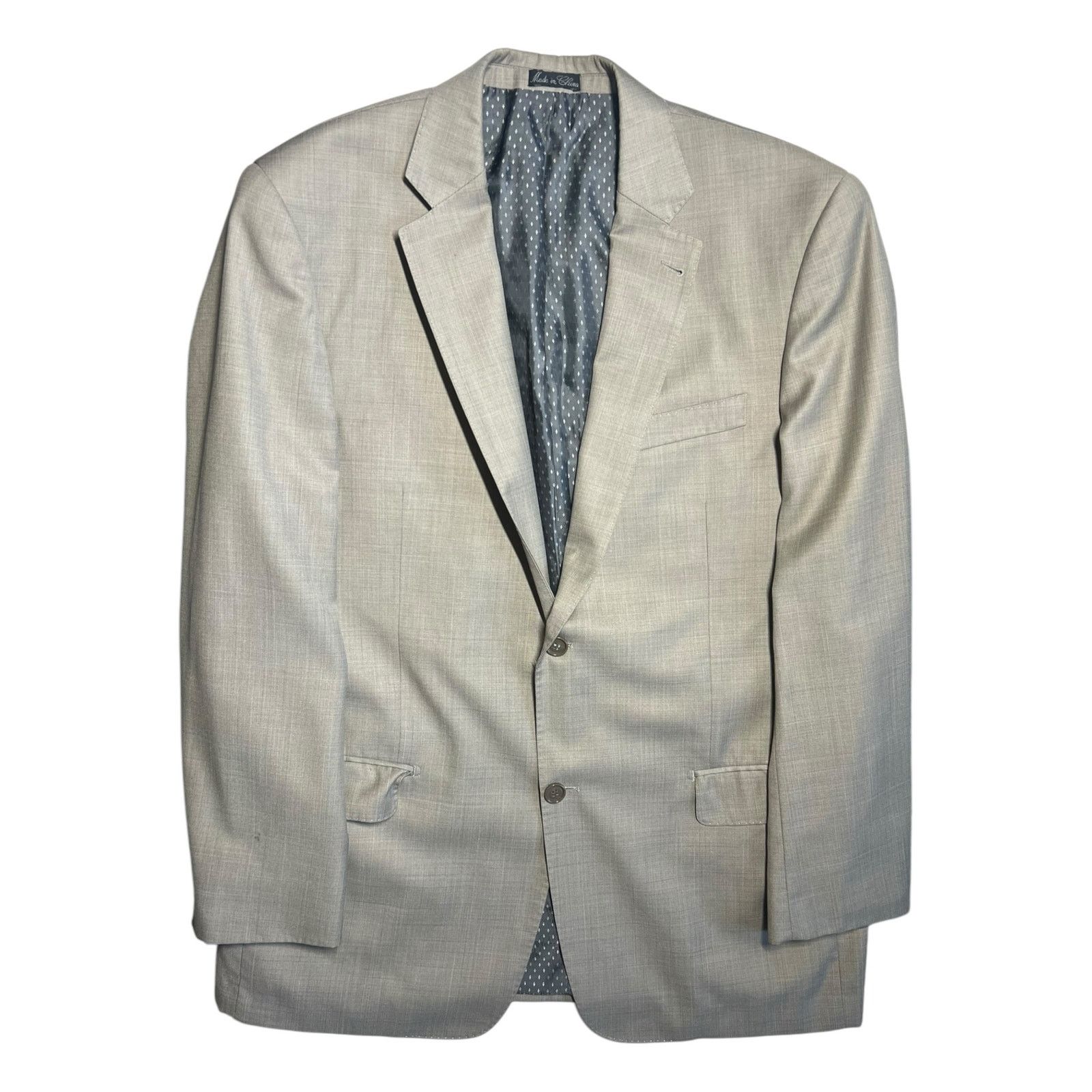 Evan Picone Evan Picone Tan Beige 2-Piece Suit Mens 44L - 38x32 Size 44L - 1 Thumbnail