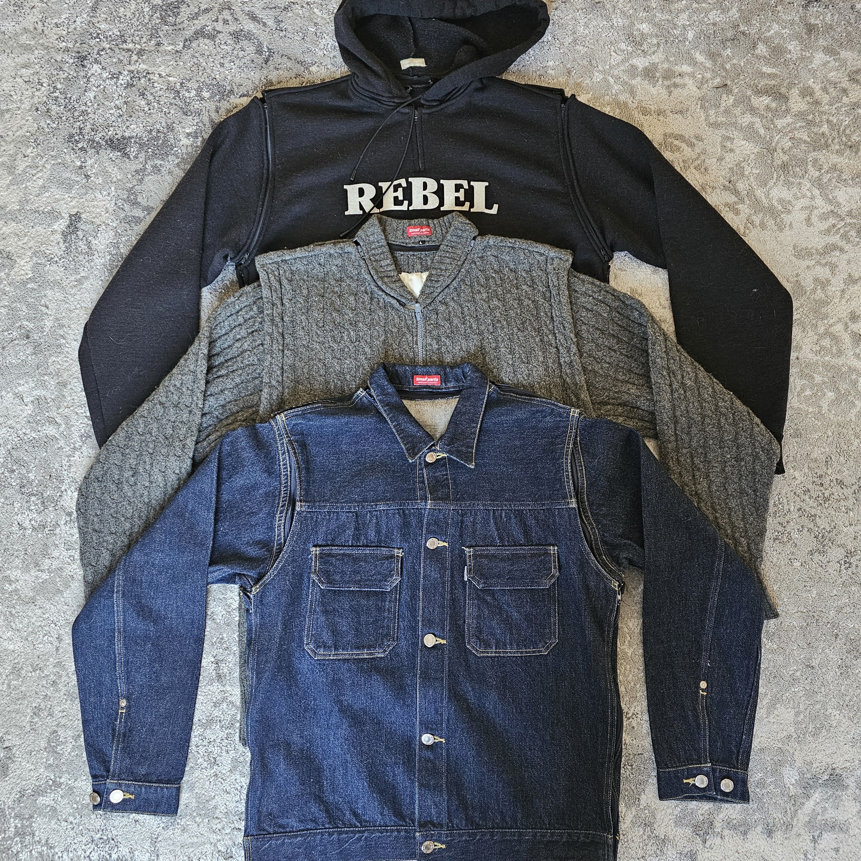 Undercover Undercover Small Parts Denim Jacket A/W 98-99 Size US L / EU 52-54 / 3 - 6 Thumbnail