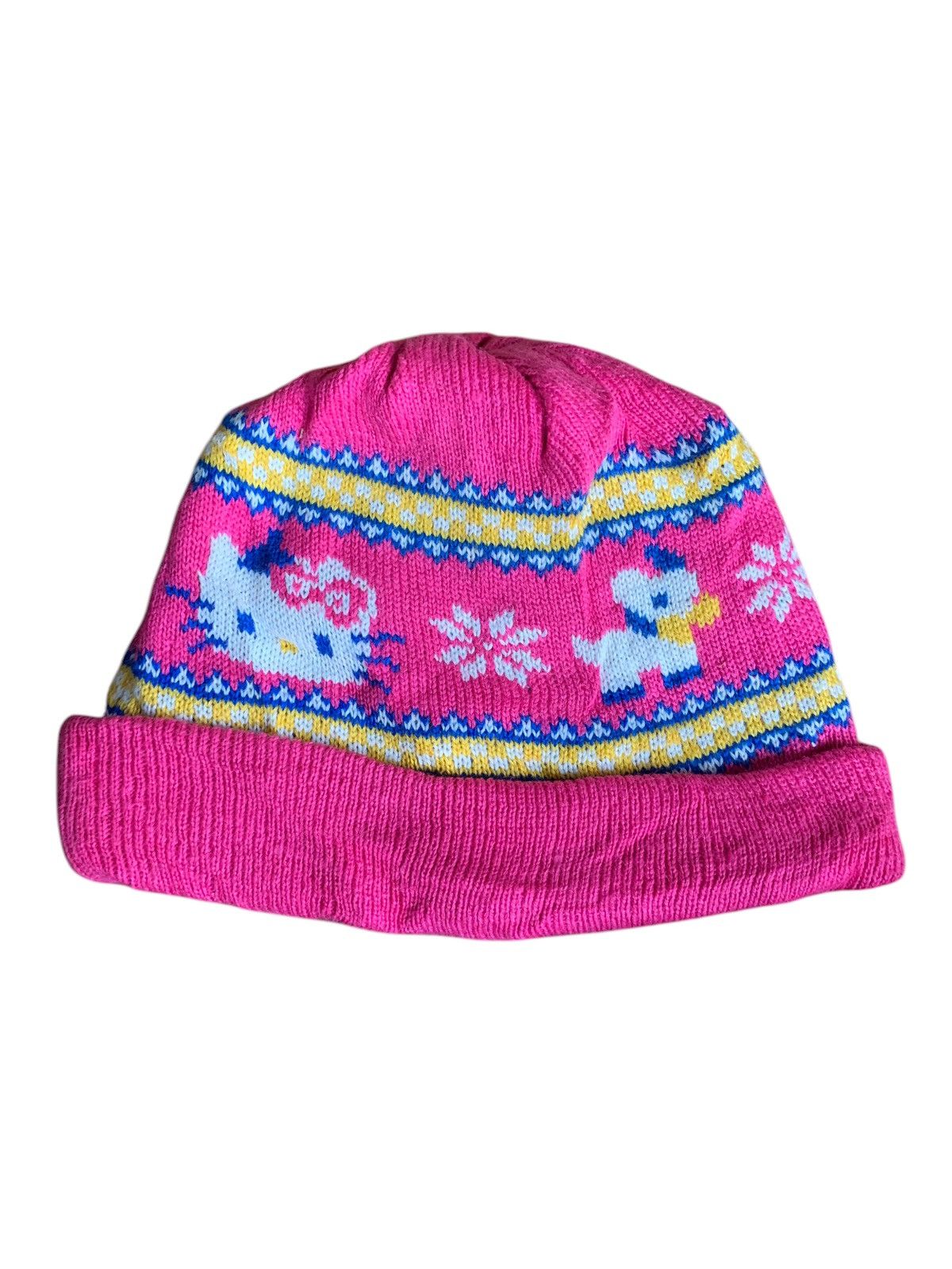 Japanese Brand × Kapital × Vintage Vintage Hello Kitty Knitted Winter sessions Beanie hats Size ONE SIZE - 10 Thumbnail